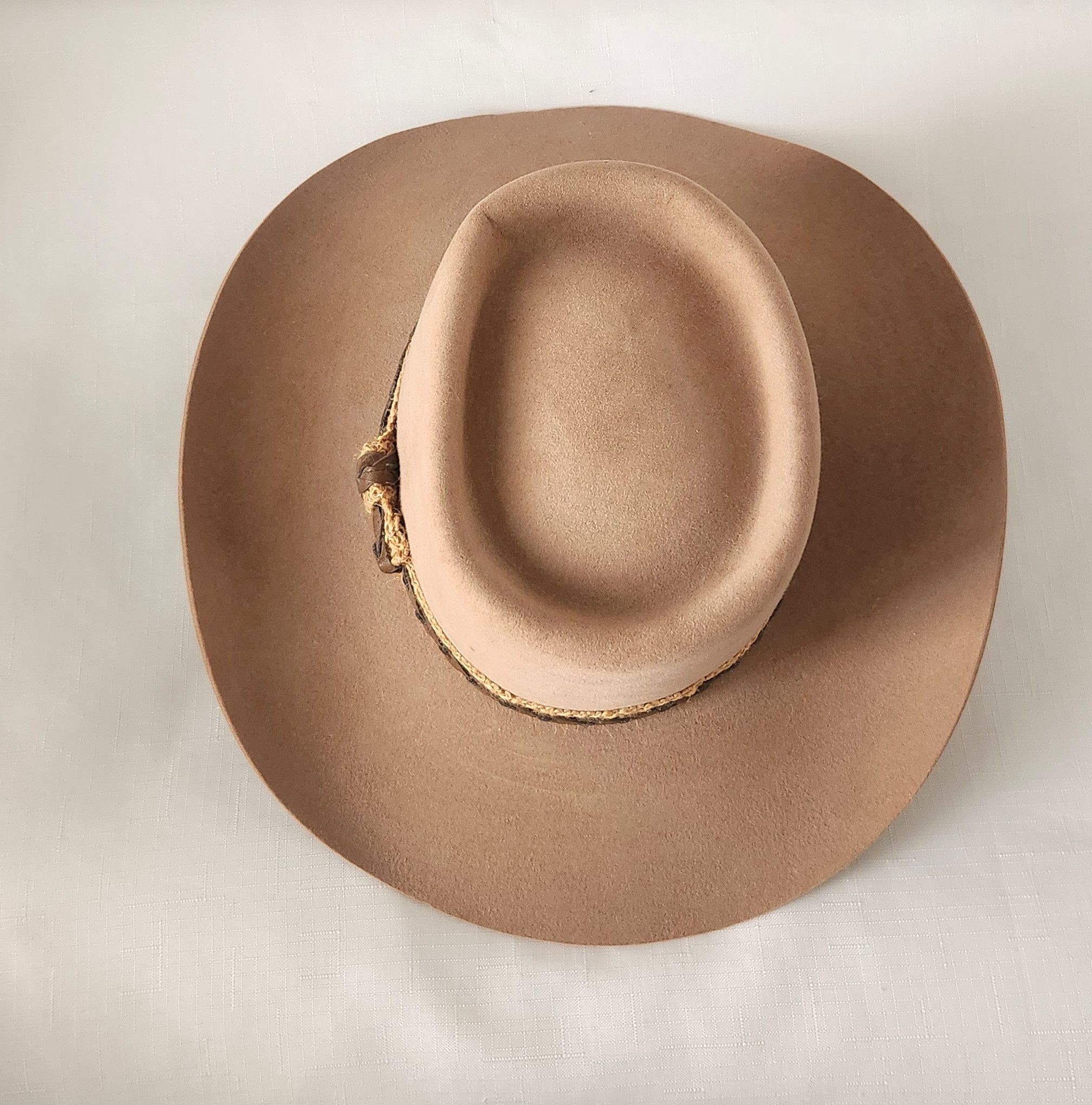 Vintage Longhorn Vintage Cowboy Felt Hat 3X Beaver size 6 7/8 Brown Size ONE SIZE - 6 Thumbnail