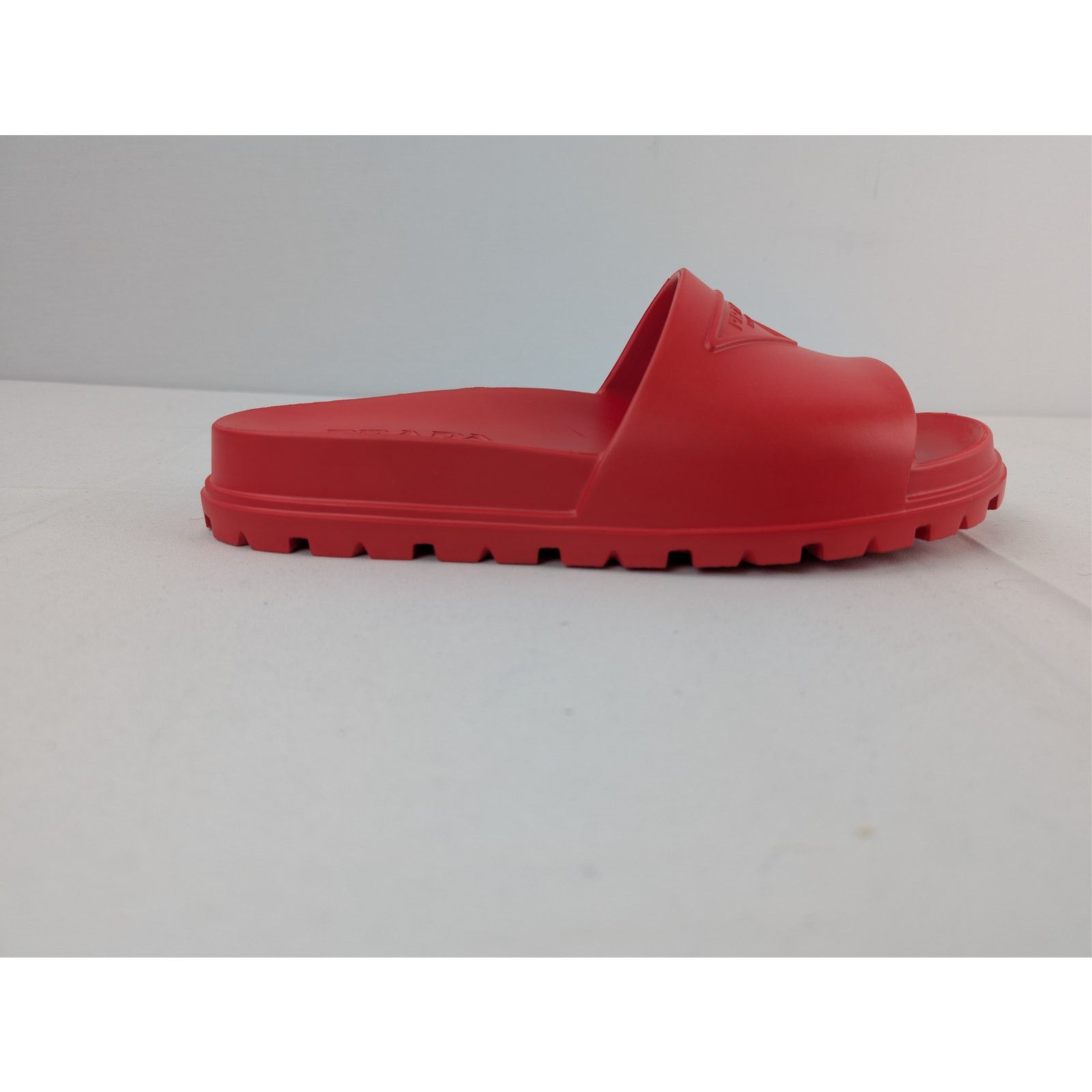 Prada o1rshd1 Rubber Mule-Flip-Flops Slipper in Red Size US 11 / EU 44 - 4 Thumbnail