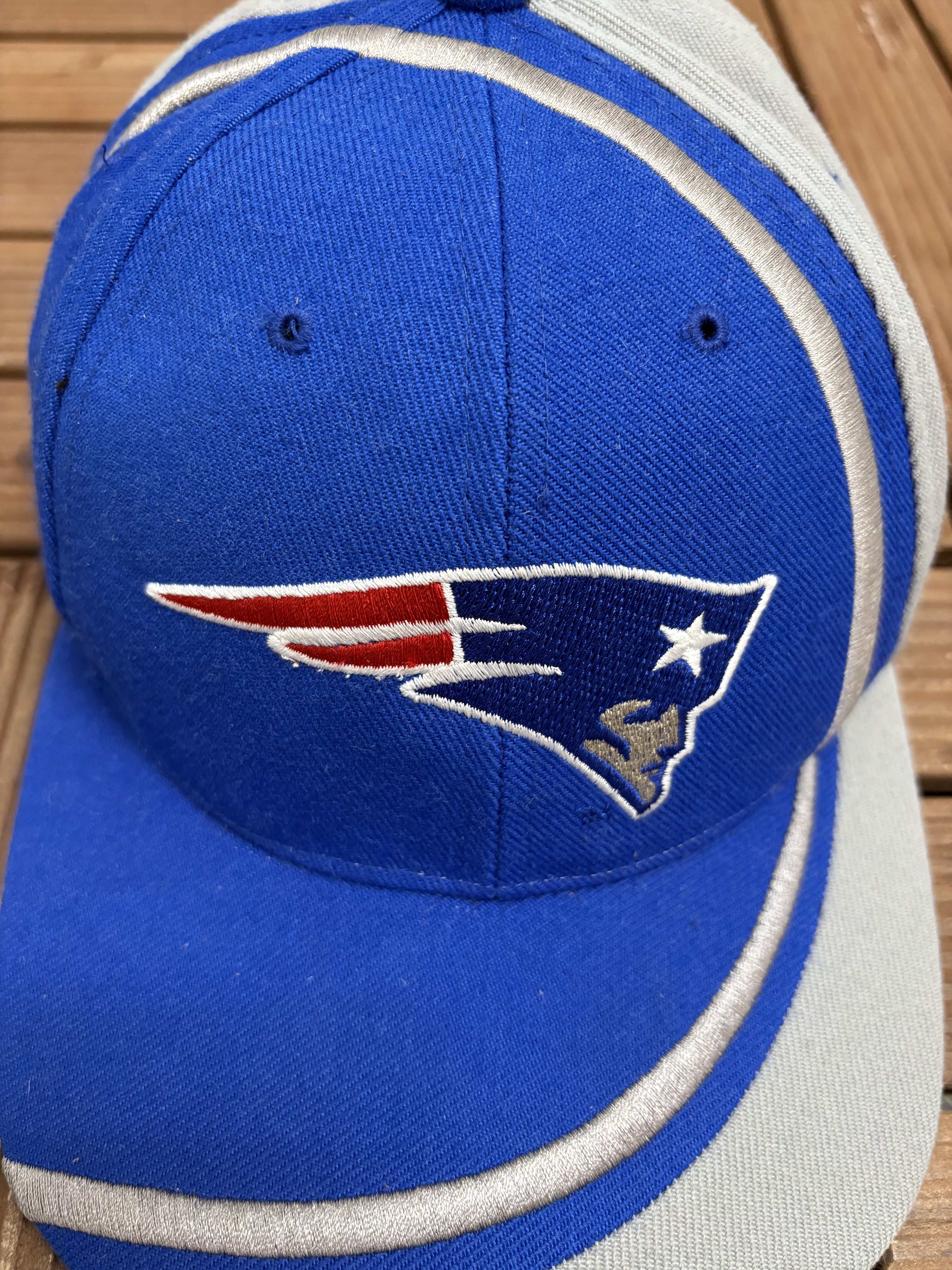 Reebok New England Patriots Embroidered Vintage Blue Snap Back Hat Size ONE SIZE - 3 Thumbnail