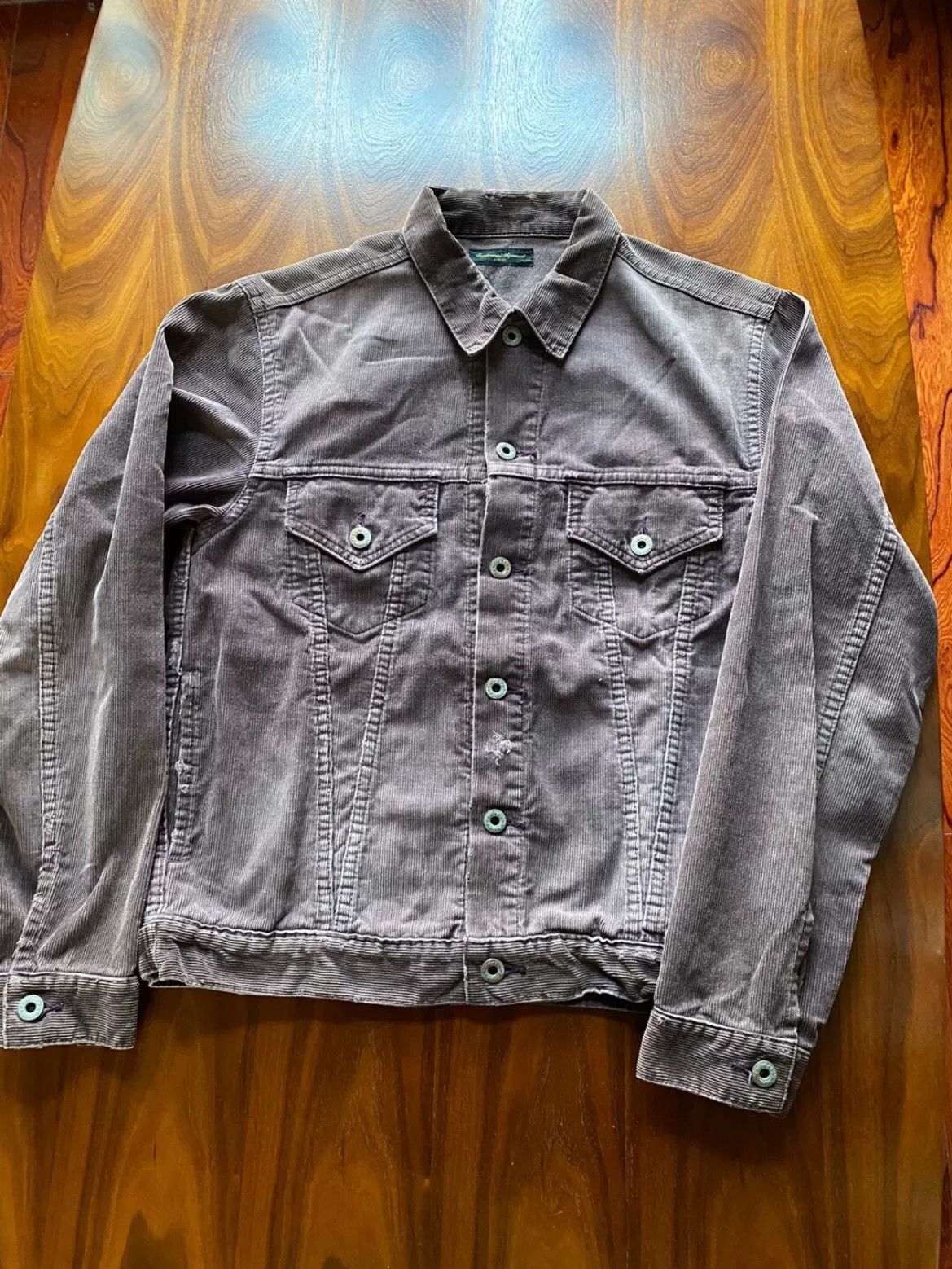 fdmtl corduroy type 3 jacket in brown