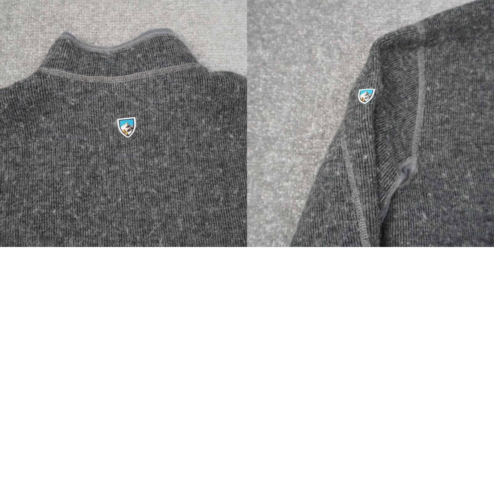 Vintage Kuhl Sweater Mens Medium Wool Pullover 1/4 Zip Gray Knit Style Regular Size US M / EU 48-50 / 2 - 9 Thumbnail