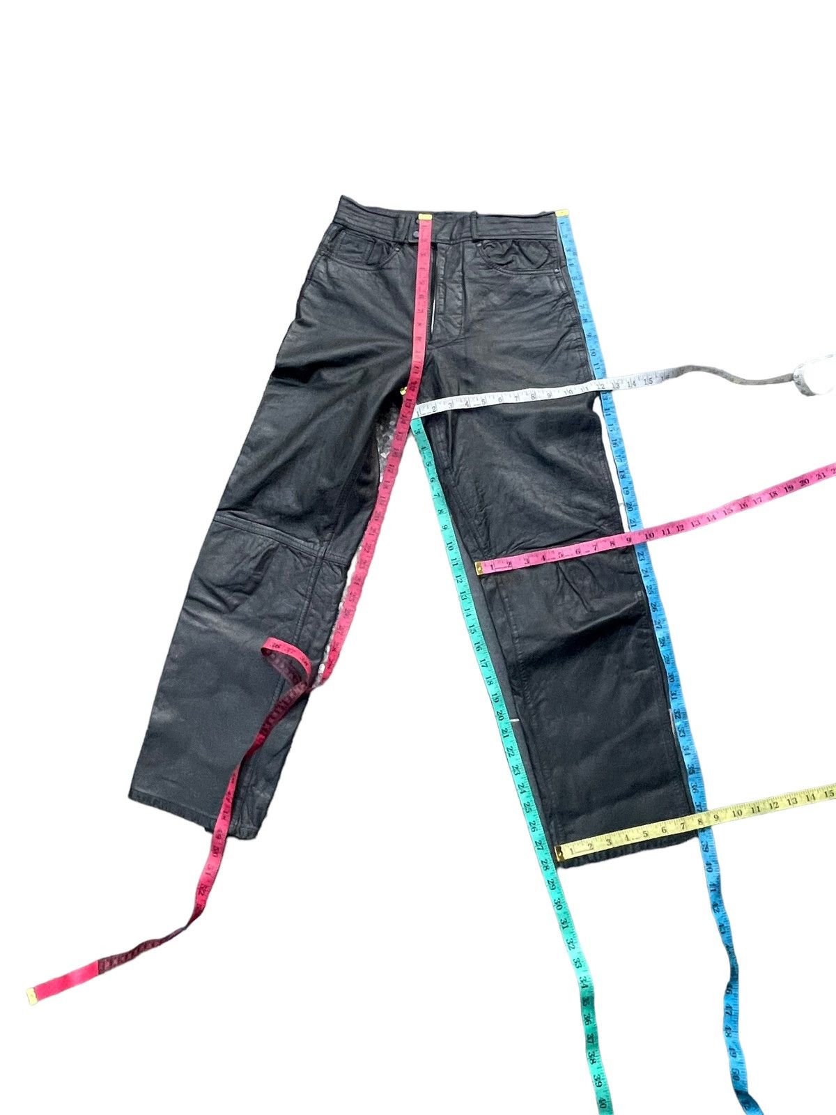 If Six Was Nine × Leather × Vintage Vintage Cream Soda Leather Pant Size US 28 / EU 44 - 11 Thumbnail