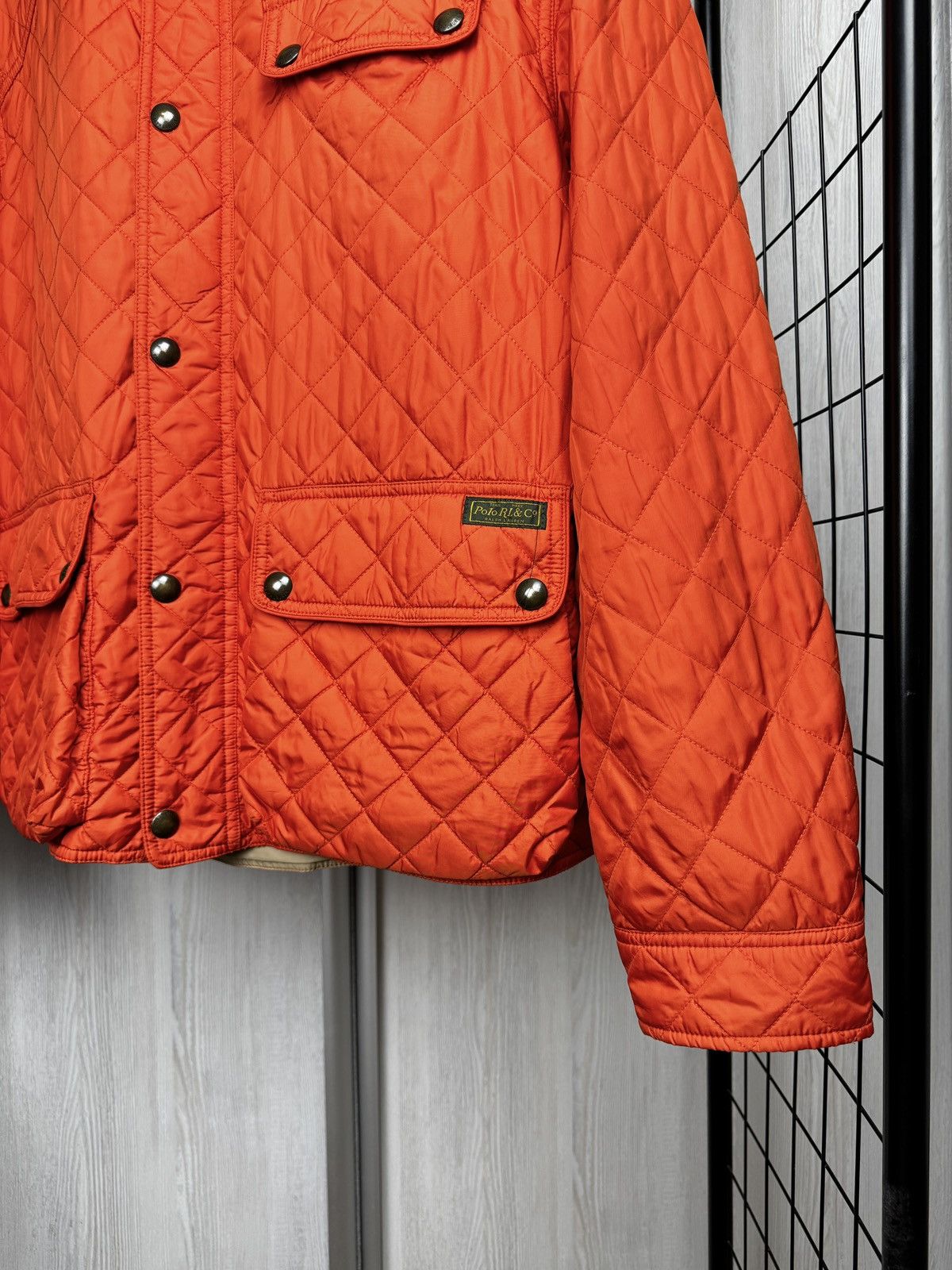 Polo Ralph Lauren Polo Ralph Lauren Orange Quilted Cadwell Bomber Jacket sz XL Size US XL / EU 56 / 4 - 7 Thumbnail