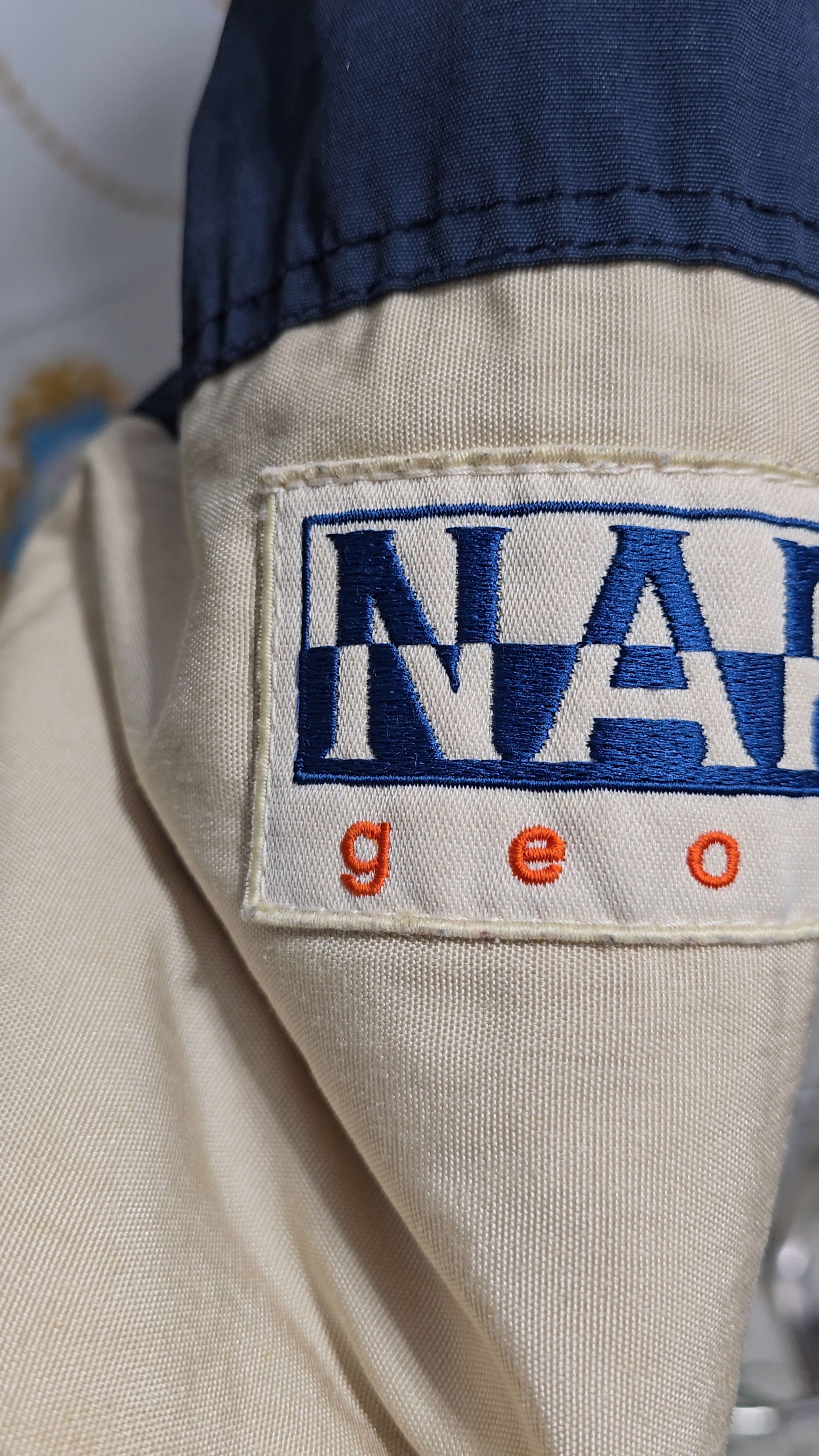Napapijri NAPAPIJRI Geographic anorak jacket VINTAGE RARE excellent Size US L / EU 52-54 / 3 - 11 Thumbnail