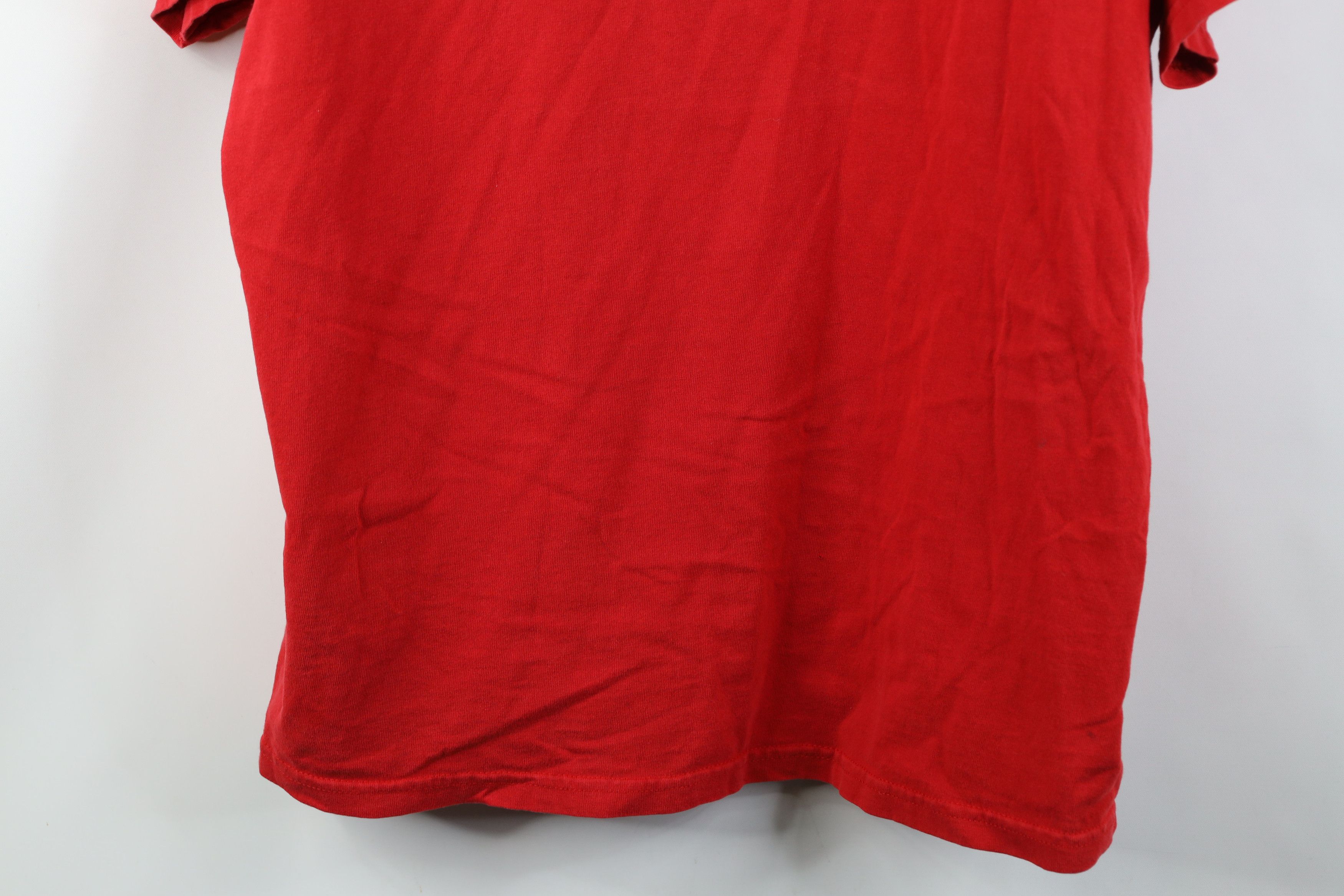 Starter Vintage 90s Starter Ohio State University T-Shirt Red Cotton Size US XL / EU 56 / 4 - 3 Thumbnail