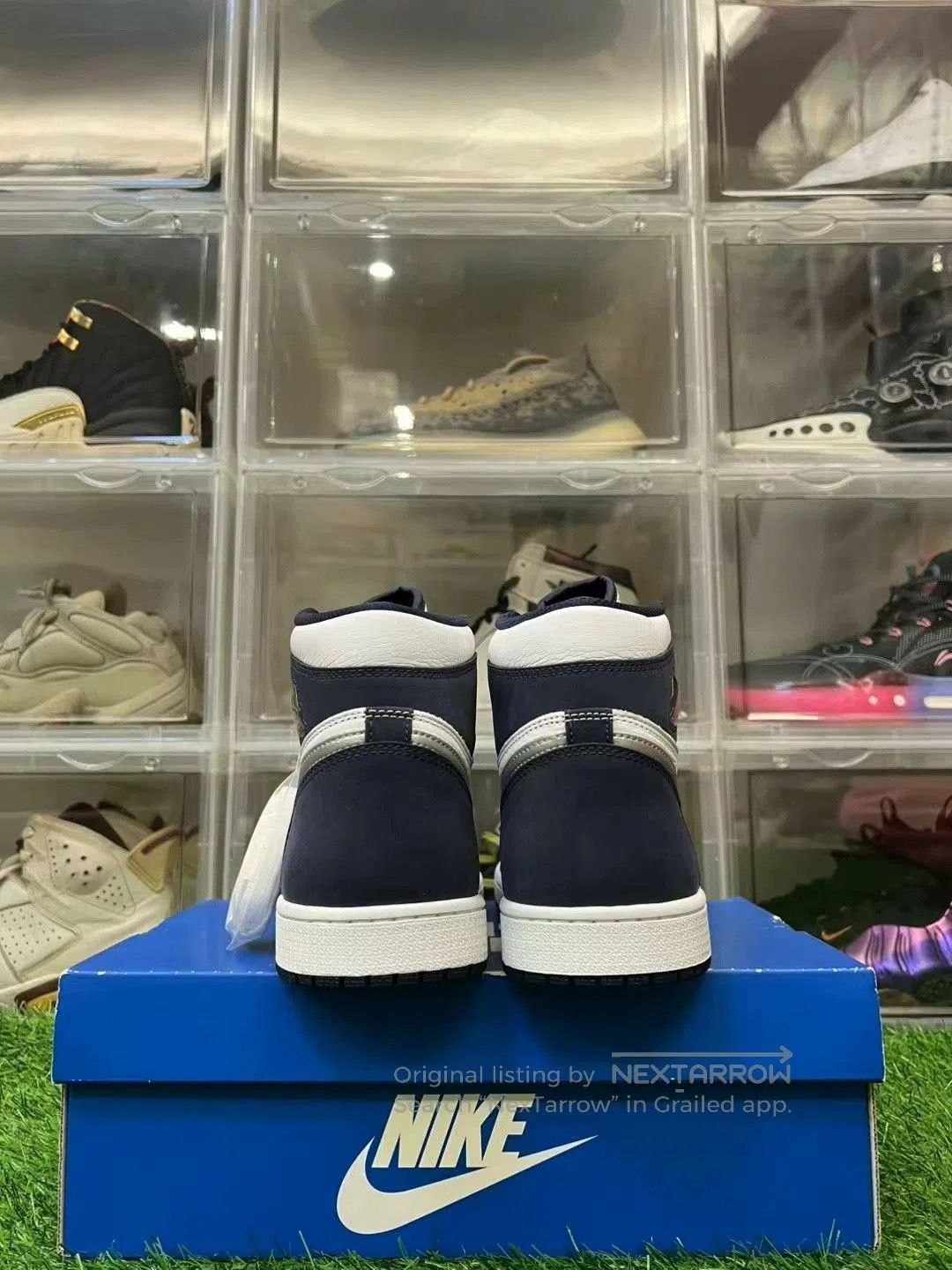 Adidas aj1 Japan Exclusive Midnight Blue Sneakers. Size US 11 / EU 44 - 5 Thumbnail