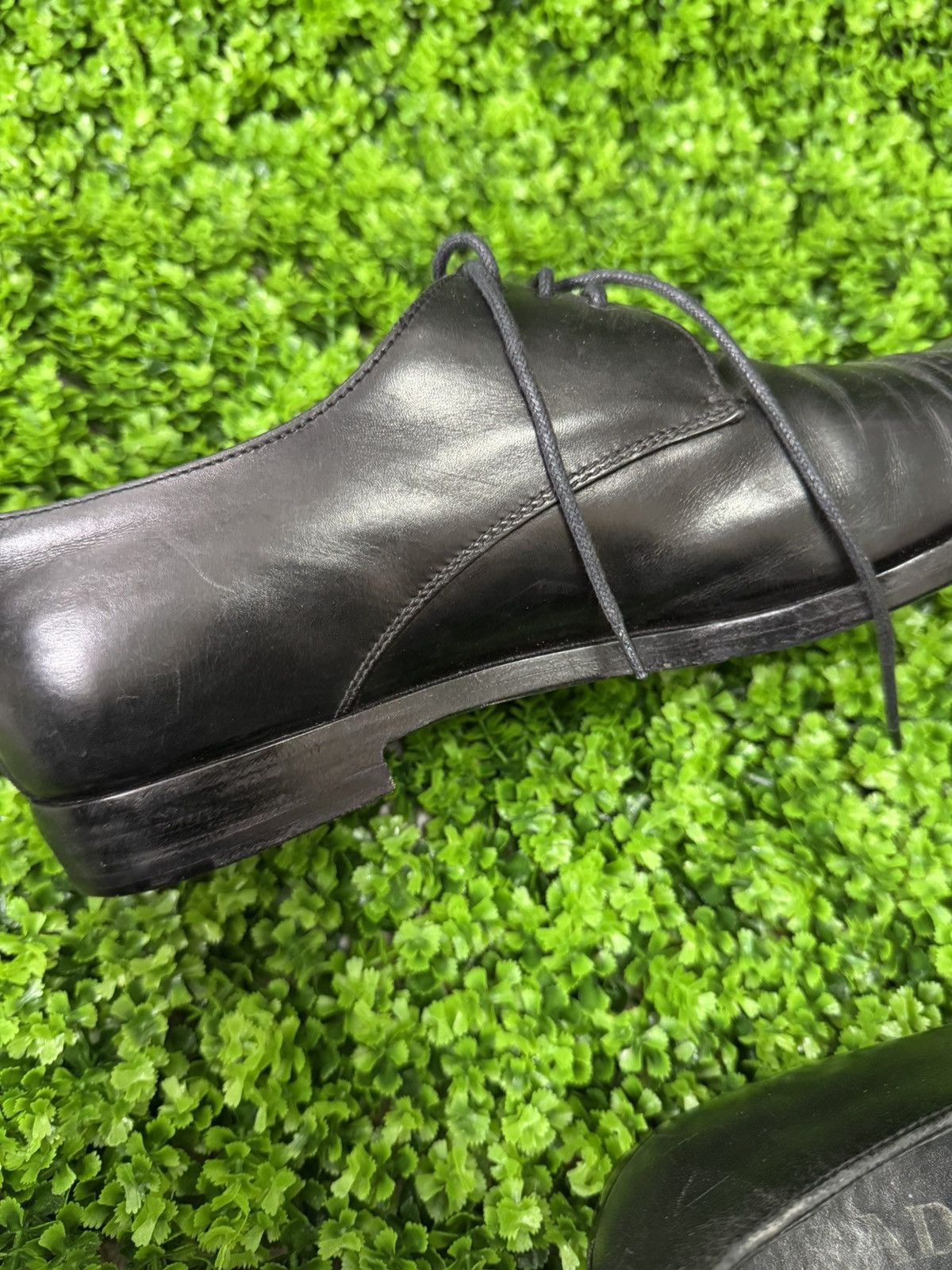 Prada Prada vintage leather shoes Size US 11.5 / EU 44-45 - 11 Thumbnail