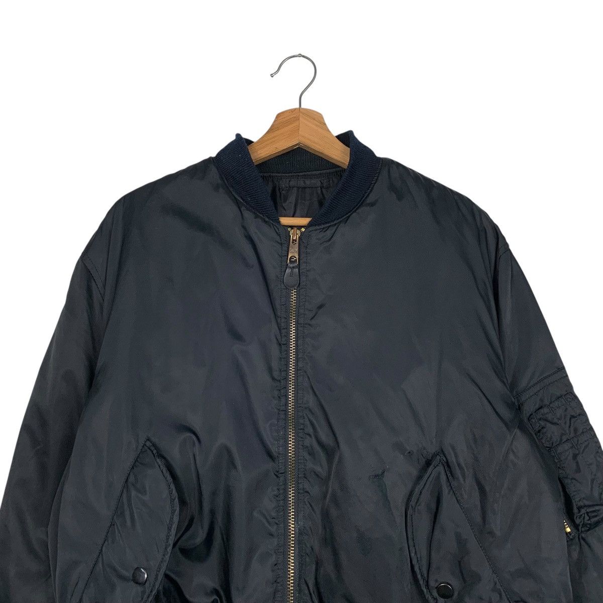 Japanese Brand Japanese Brand Youth Surplus US Air Force MA1 Bomber Jacket Size US M / EU 48-50 / 2 - 2 Thumbnail