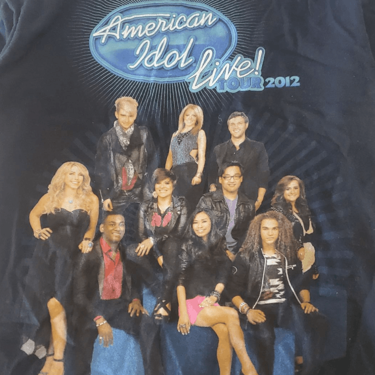 Vintage 2012 American Idol Live Tour T-Shirt Size US S / EU 44-46 / 1 - 2 Thumbnail