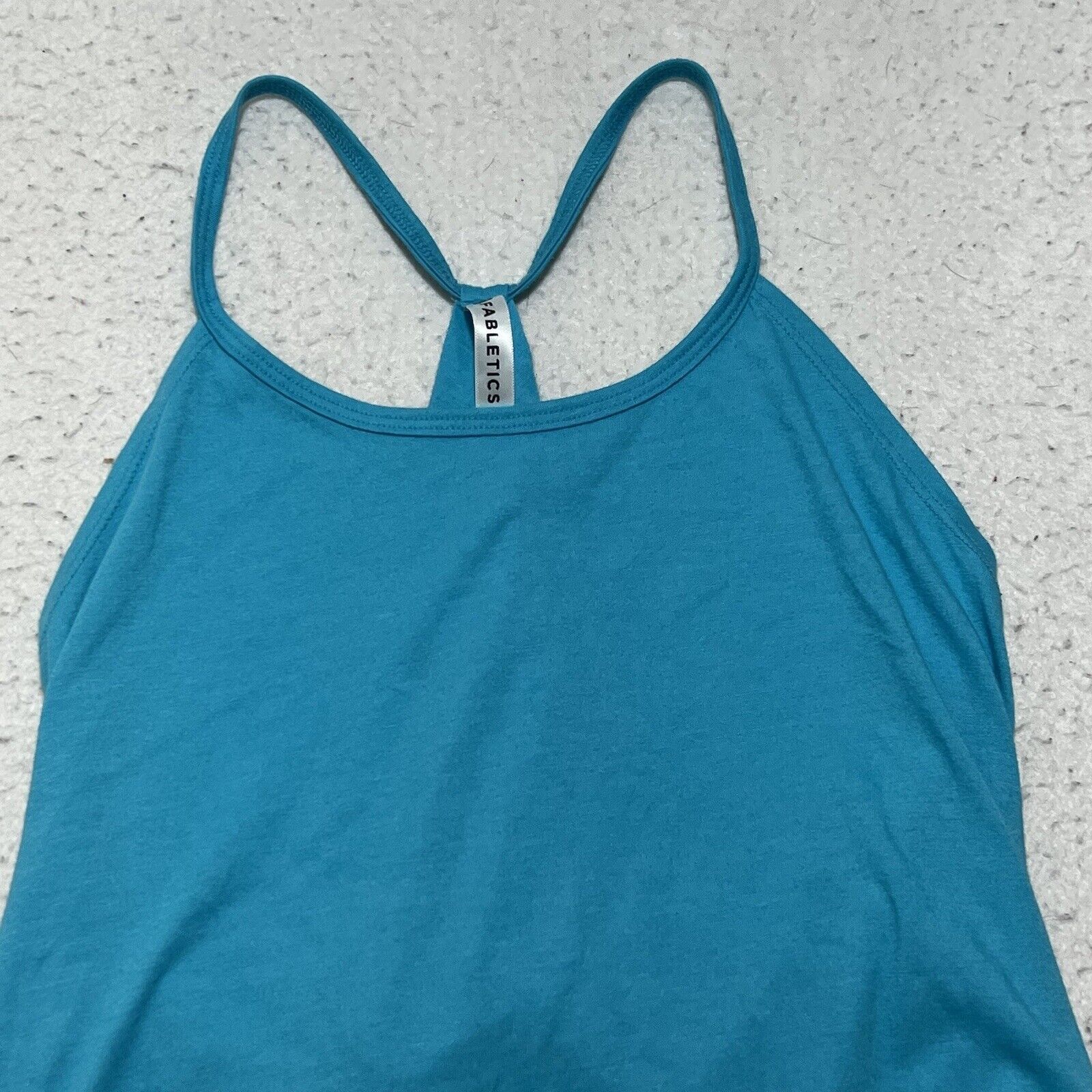 Other Fabletics XS Spaghetti Strap Athletic Tank Top Blue Size XS / US 0-2 / IT 36-38 - 2 Thumbnail