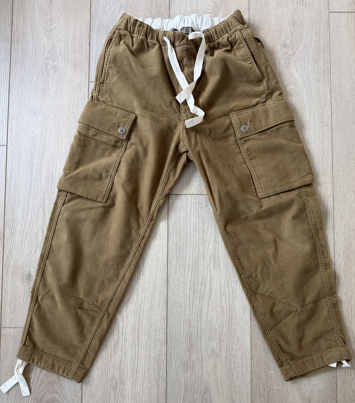 Nanamica Nanamica - Flannel Easy Cargo Pants Camel Size US 30 / EU 46 - 1 Thumbnail