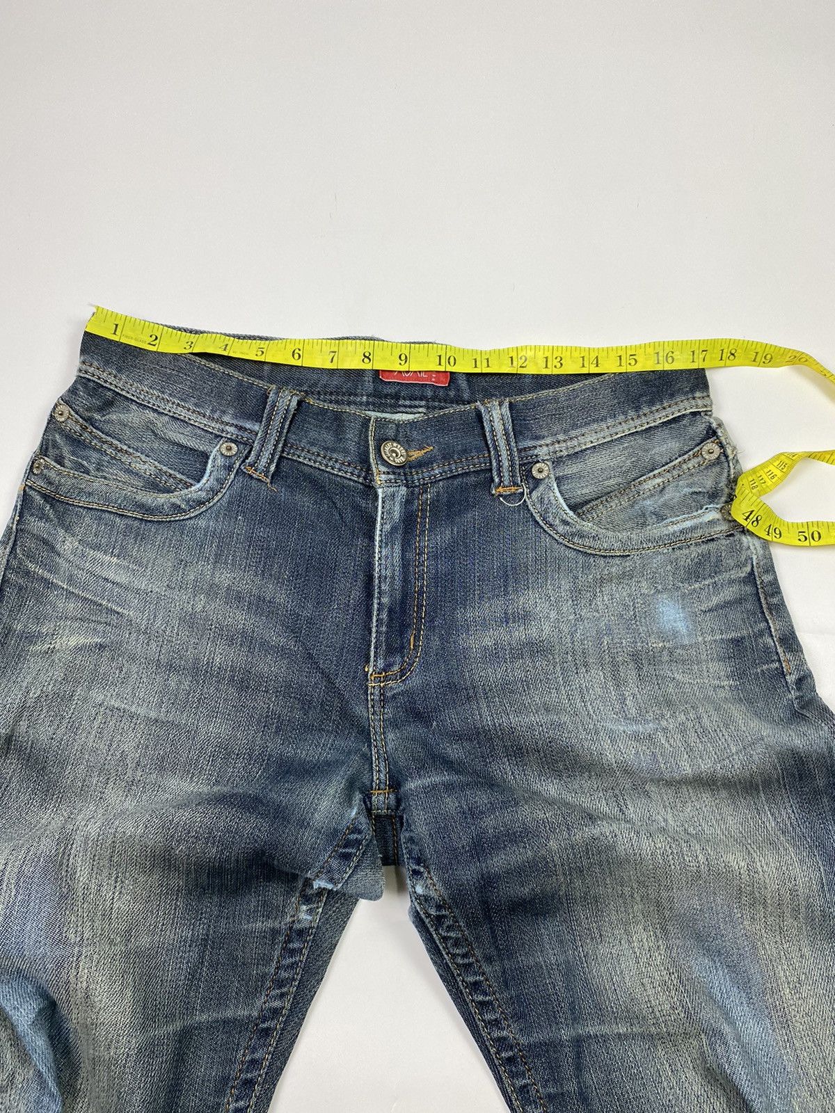 If Six Was Nine × Japanese Brand × Le Grande Bleu (L.G.B.) lace up avail jeans pant ifsixwasnine vkei style Size US 34 / EU 50 - 9 Thumbnail