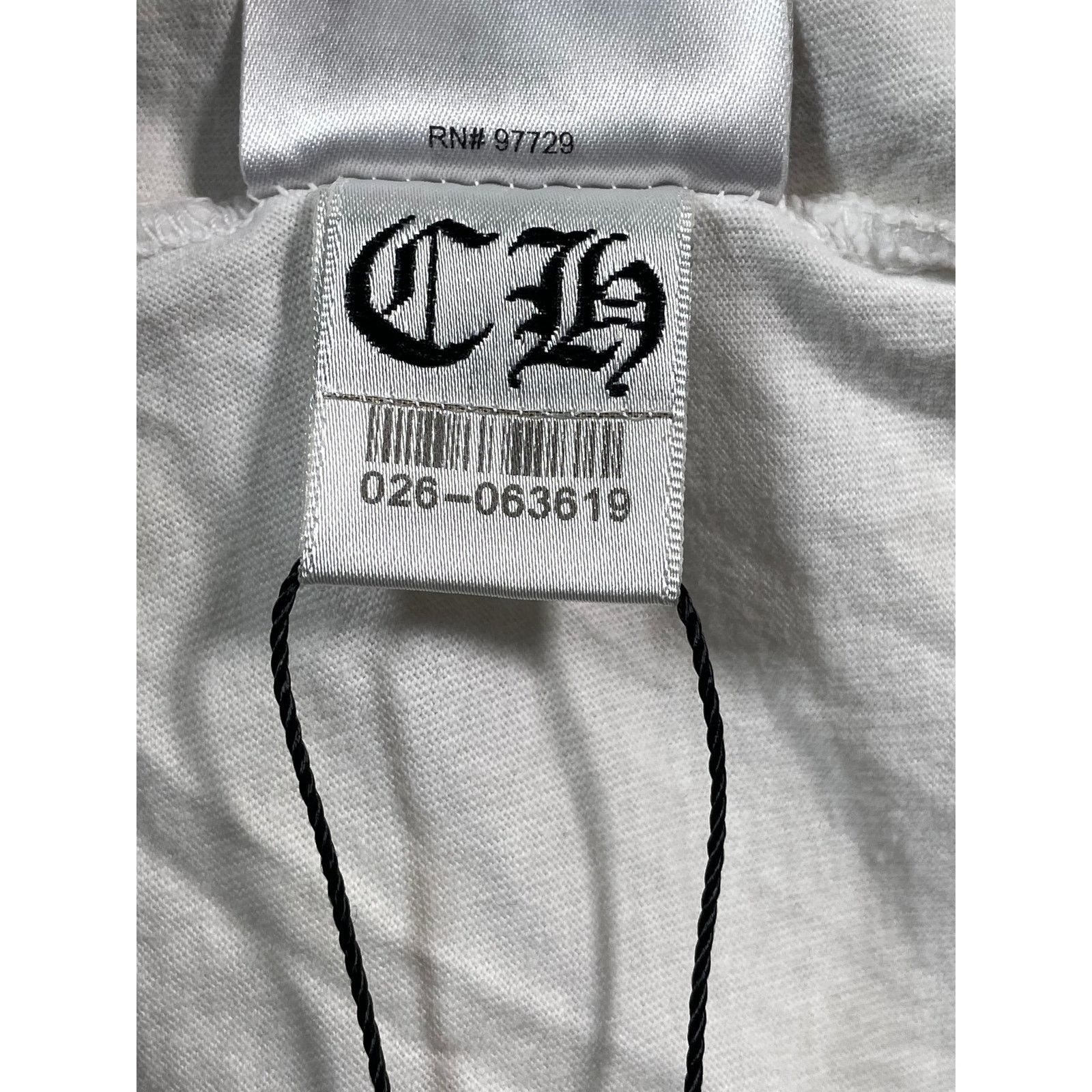 Chrome Hearts Chrome Hearts Neck Logo White Tee Size US M / EU 48-50 / 2 - 4 Thumbnail
