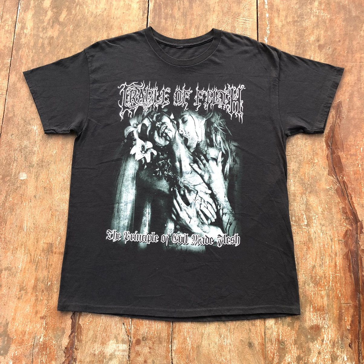 Band Tees Vintage Cradle Of Filth Tour T Shirt Size US L / EU 52-54 / 3 - 2 Thumbnail