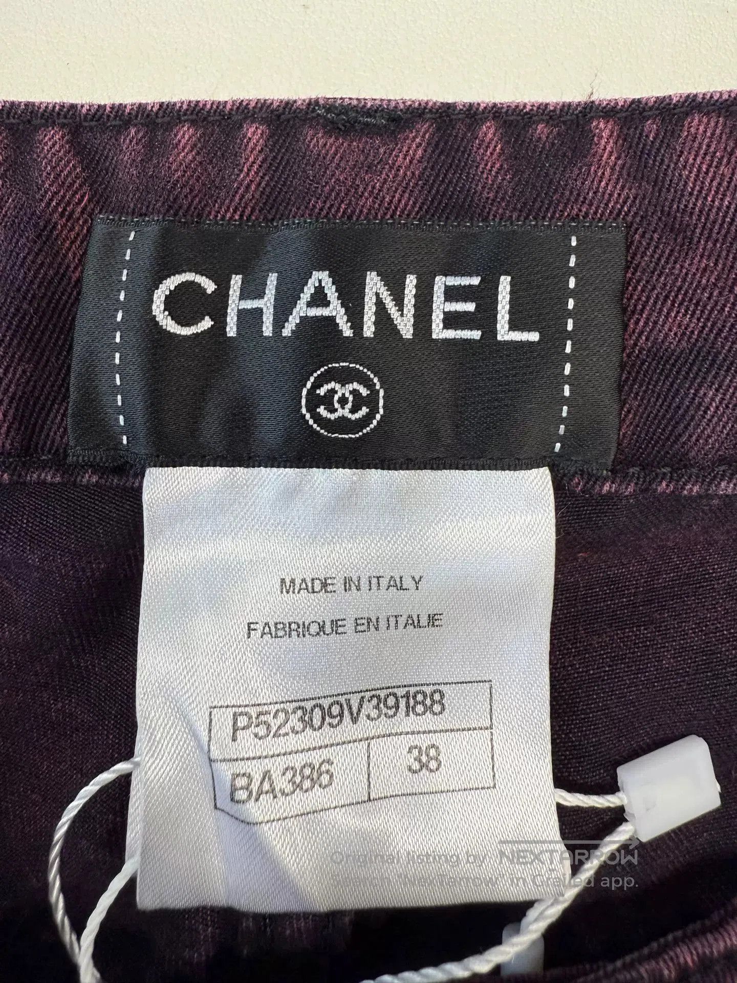 Chanel chanel purple denim pants size 38. Size US 38 / EU 54 - 3 Thumbnail