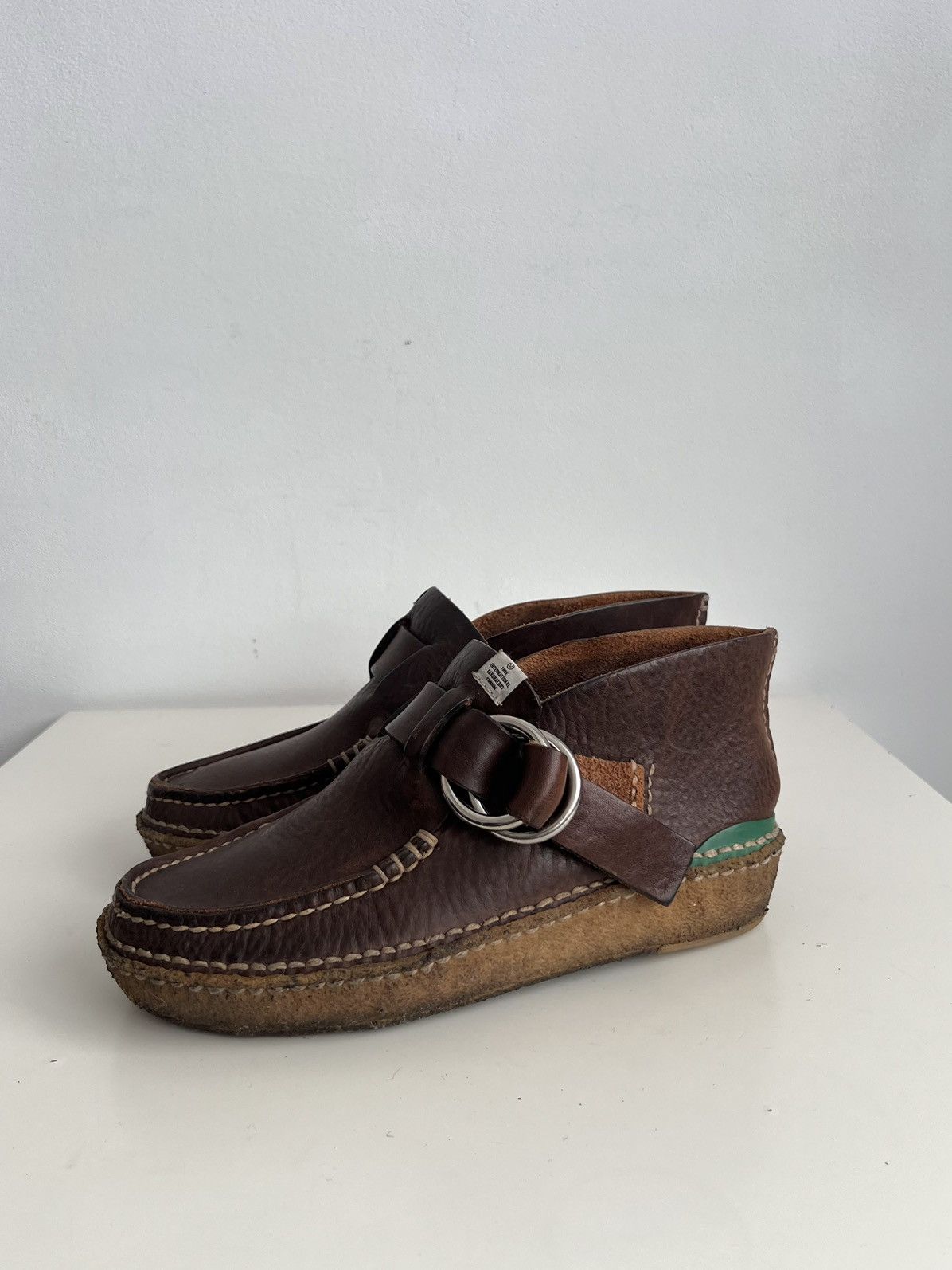 Visvim 🔥Visvim Skynyrd Double Ring Leather Folk Moc Boots Size US 8.5 / EU 41-42 - 2 Thumbnail