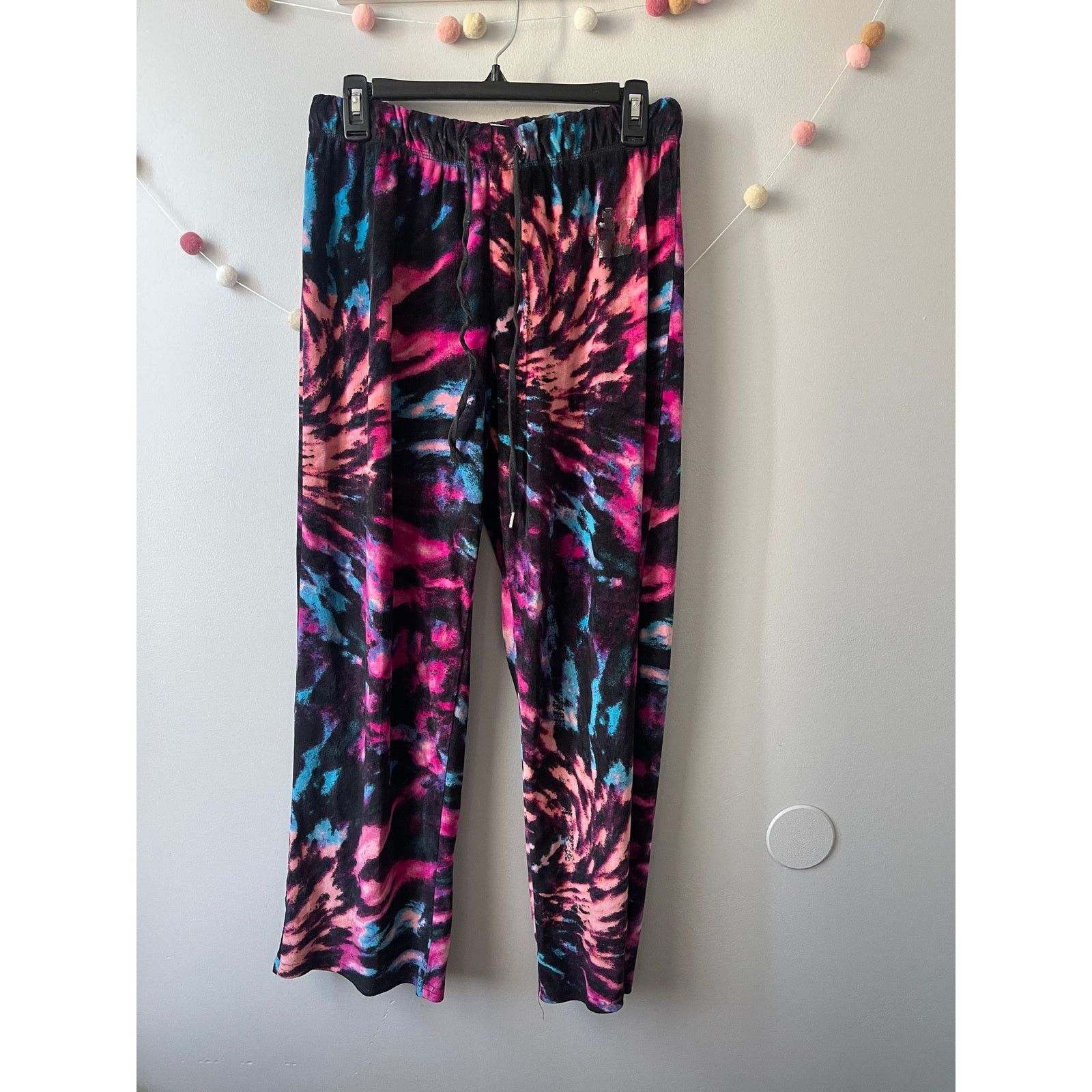 Juicy Couture Juicy by Juicy Couture Tie Dye Medium Velour Pants Size 28" / US 6 / IT 42 - 1 Thumbnail