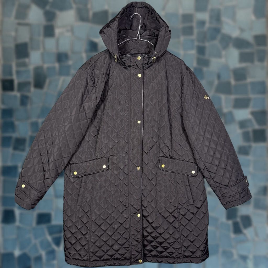 Ralph Lauren Ralph Lauren Black Label Jacket Womens 2X Diamond Quilted Equestrian Barn Puffer Jacket Size XXL / US 16-18 / IT 52-54 - 1 Thumbnail