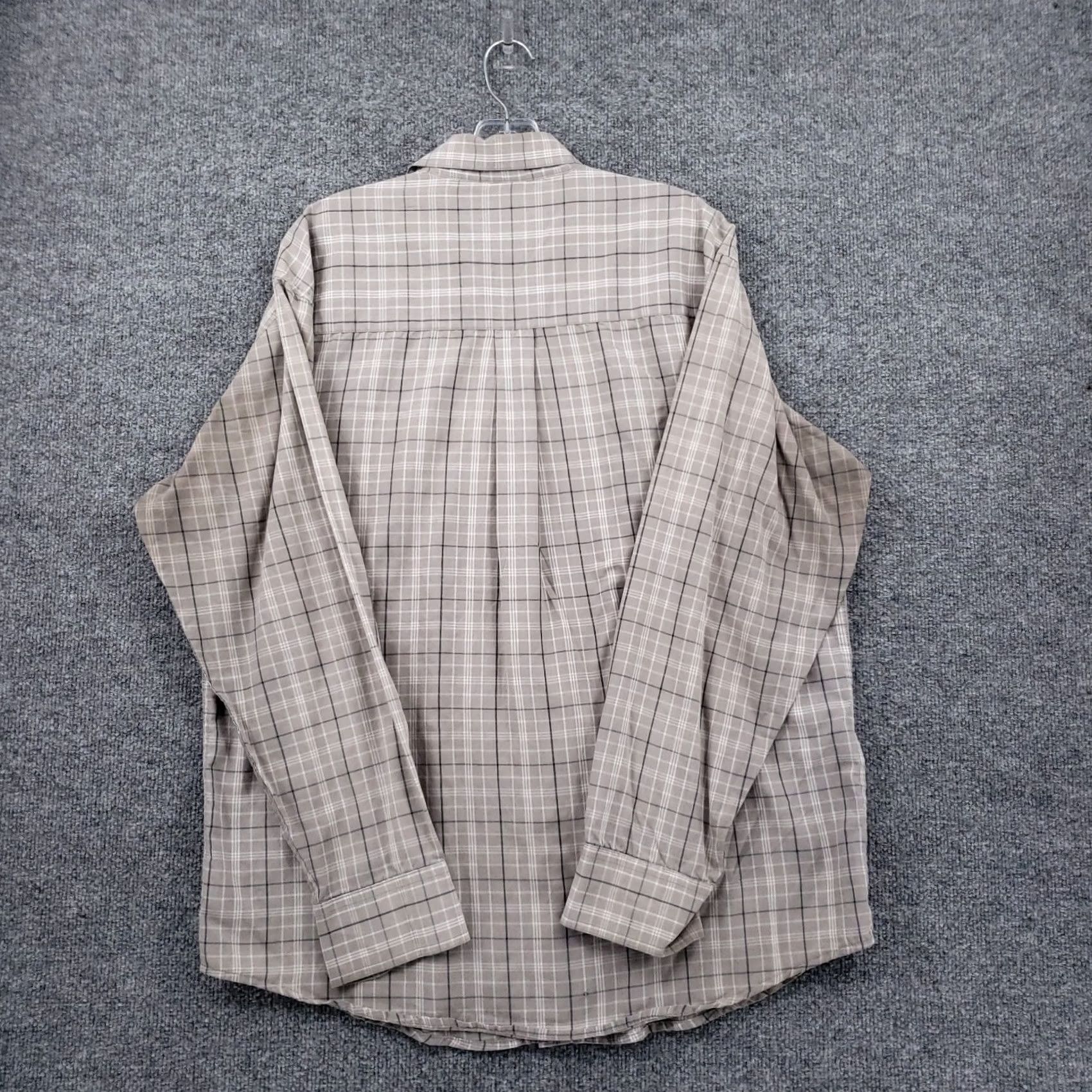 Wrangler Wrangler Shirt Mens L Large Gray Button Up Long Sleeve Plaid Size US L / EU 52-54 / 3 - 2 Thumbnail