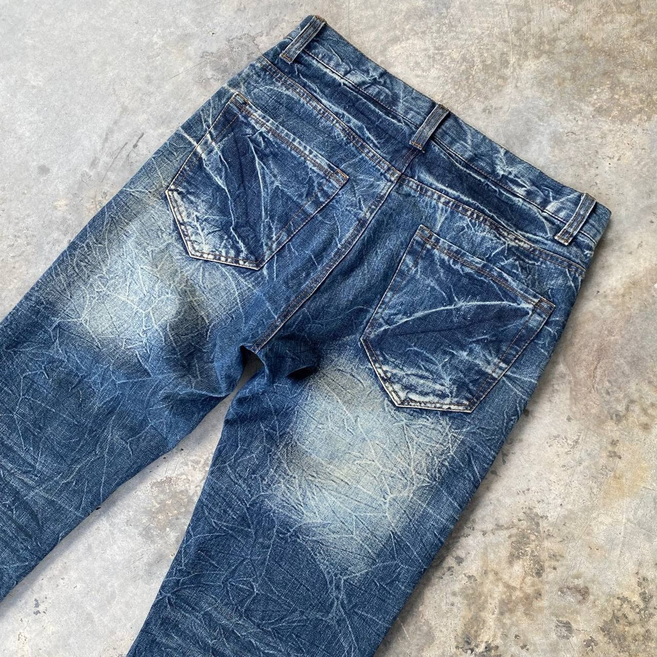 20471120 × LOWBOX × Tornado Mart LOWBOX JAPAN THUNDERSTORM WASH TIGER CLAW SCATTER CRACK MARK Size US 31 - 6 Thumbnail