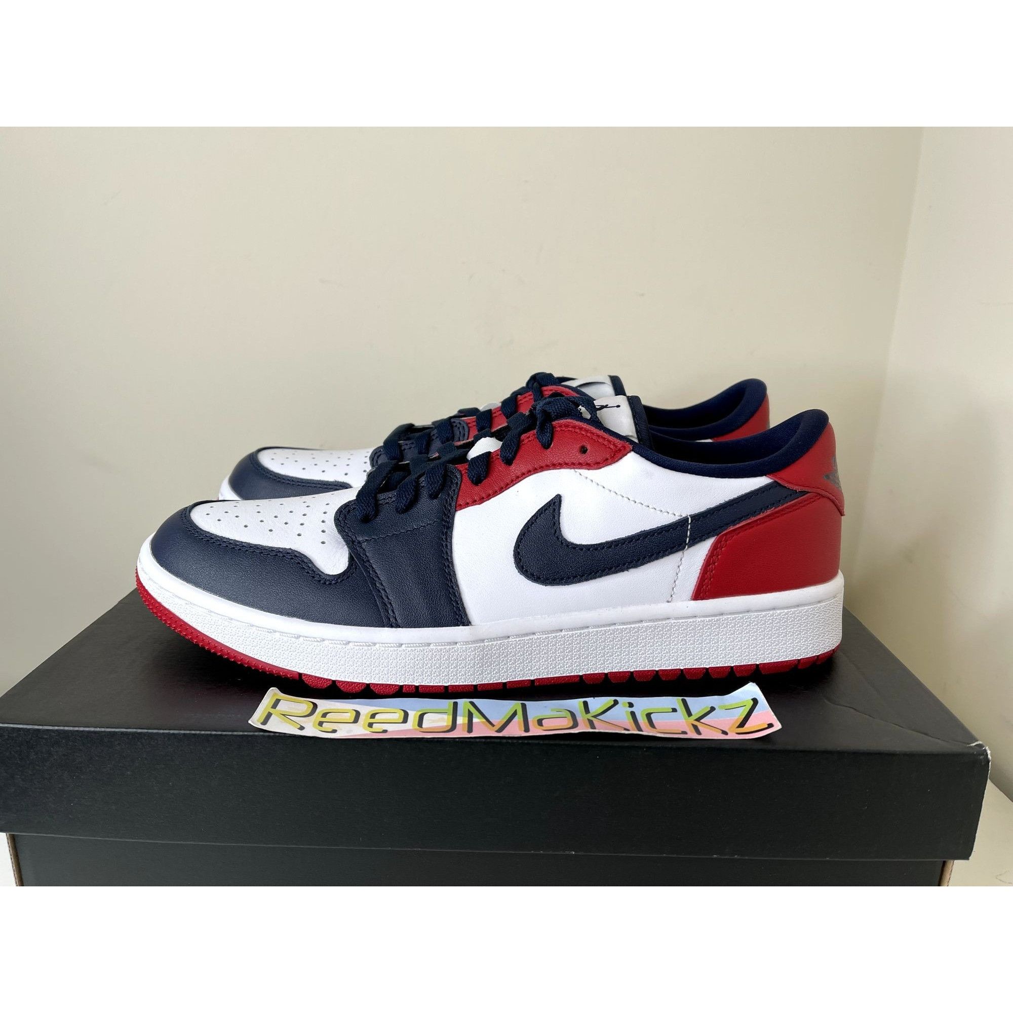 Jordan Low Golf White Obsidian USA Mens 8us