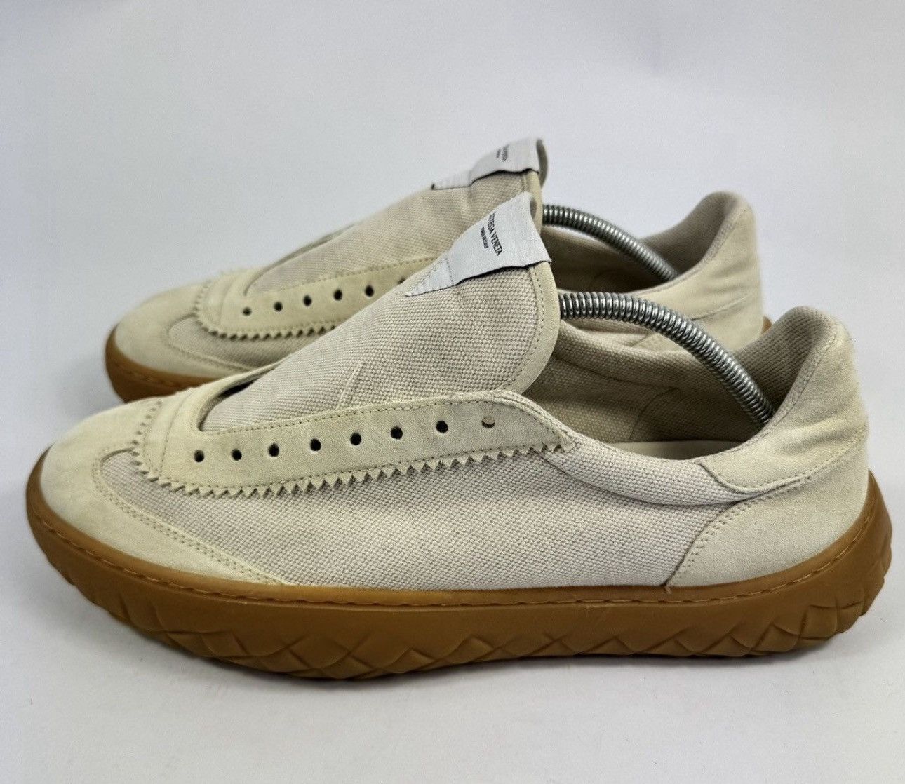 Bottega Veneta CANVAS LOW TOP SNEAKERS Size US 12 / EU 45 - 6 Thumbnail