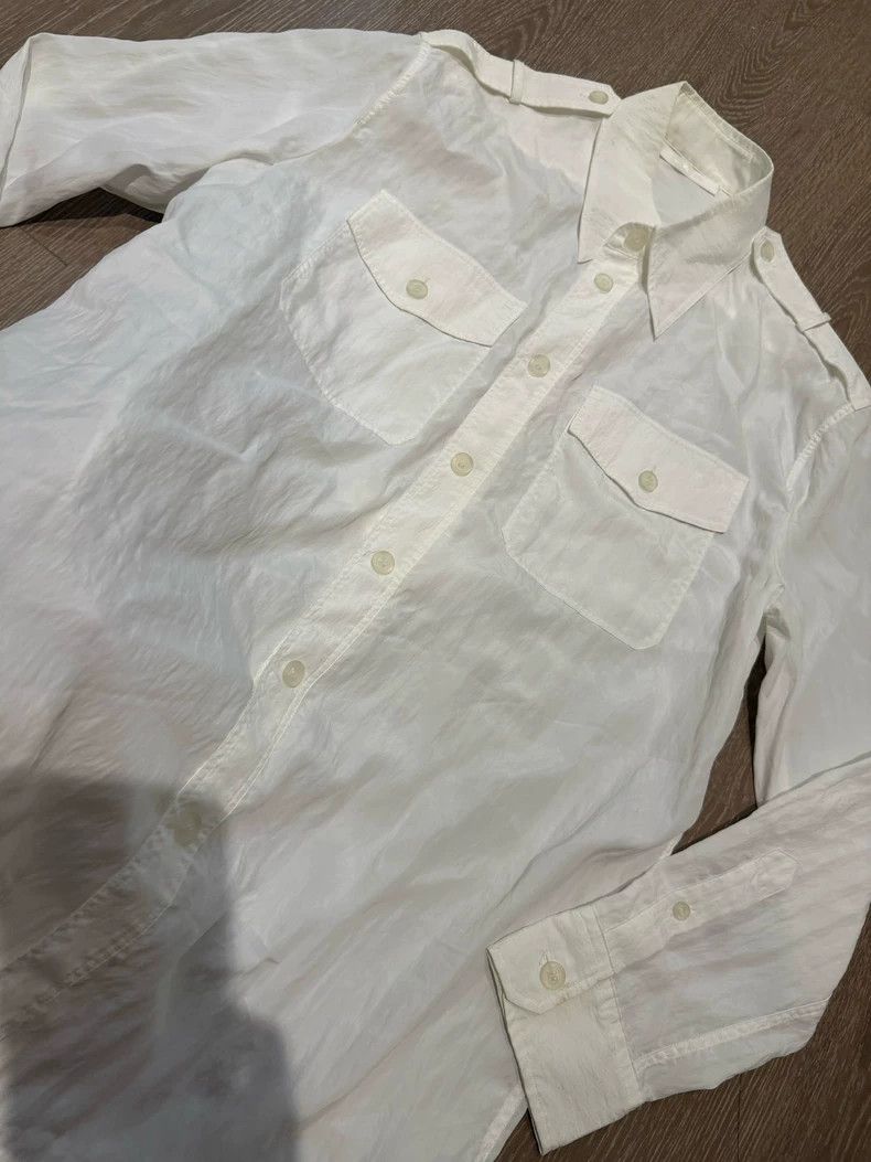 Helmut Lang HELMUT LANG White shirt Size S / US 4 / IT 40 - 4 Thumbnail