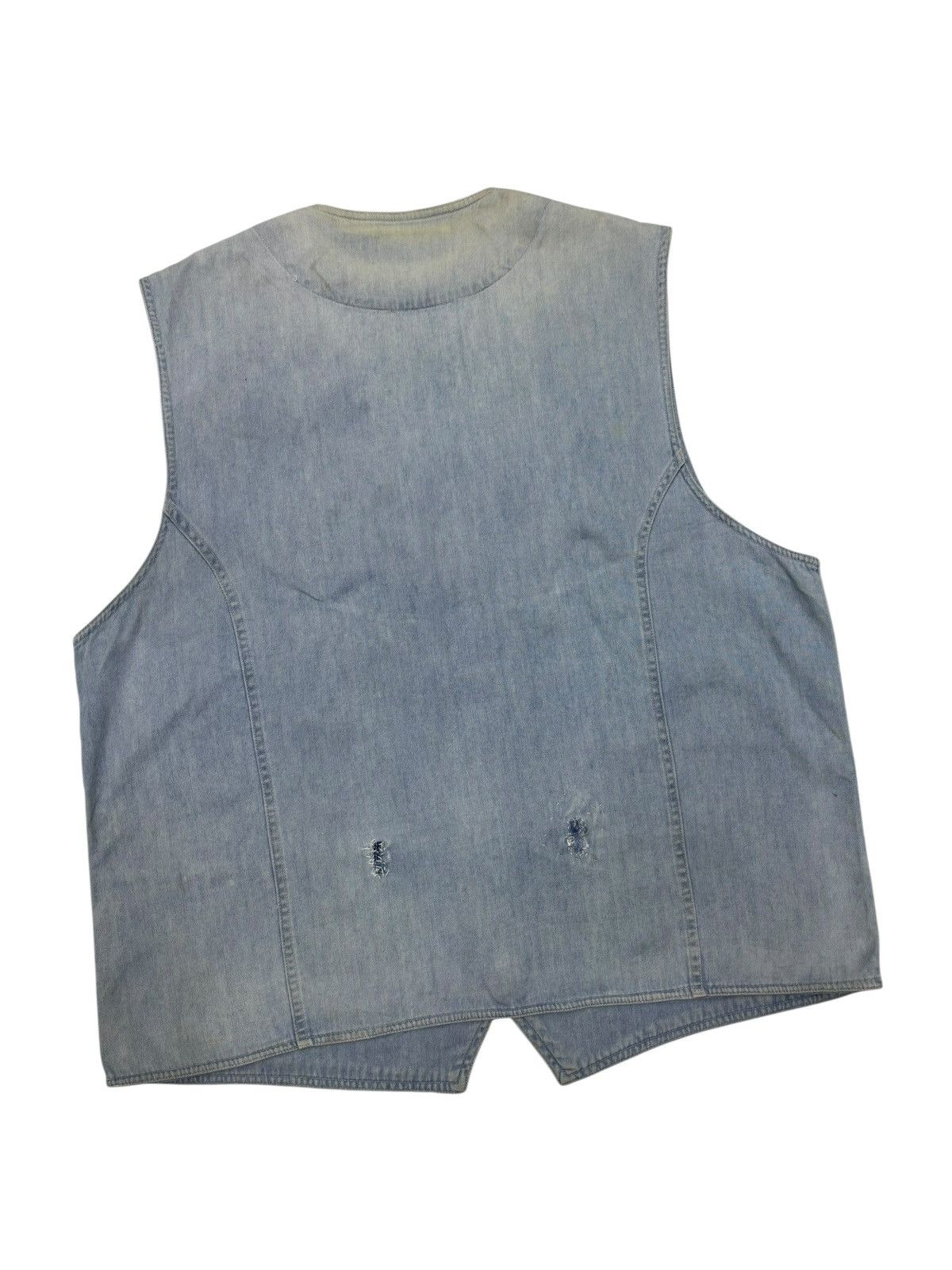 Jean Charles De Castelbajac Jeans Louis Fradet Denim Vest Size US M / EU 48-50 / 2 - 6 Thumbnail