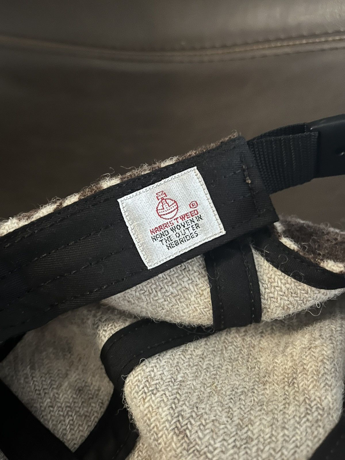 Supreme Supreme 18AW Harris Tweed Camp Cap Cap Wool BRW Men Size ONE SIZE - 4 Thumbnail
