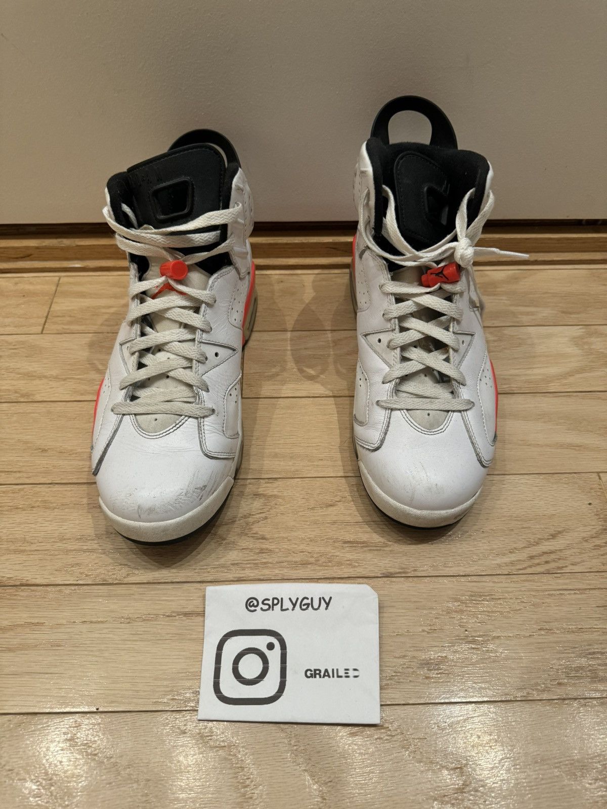Jordan Brand × Nike Jordan 6 Infared White (2014) sz 10 Size US 10 / EU 43 - 3 Thumbnail