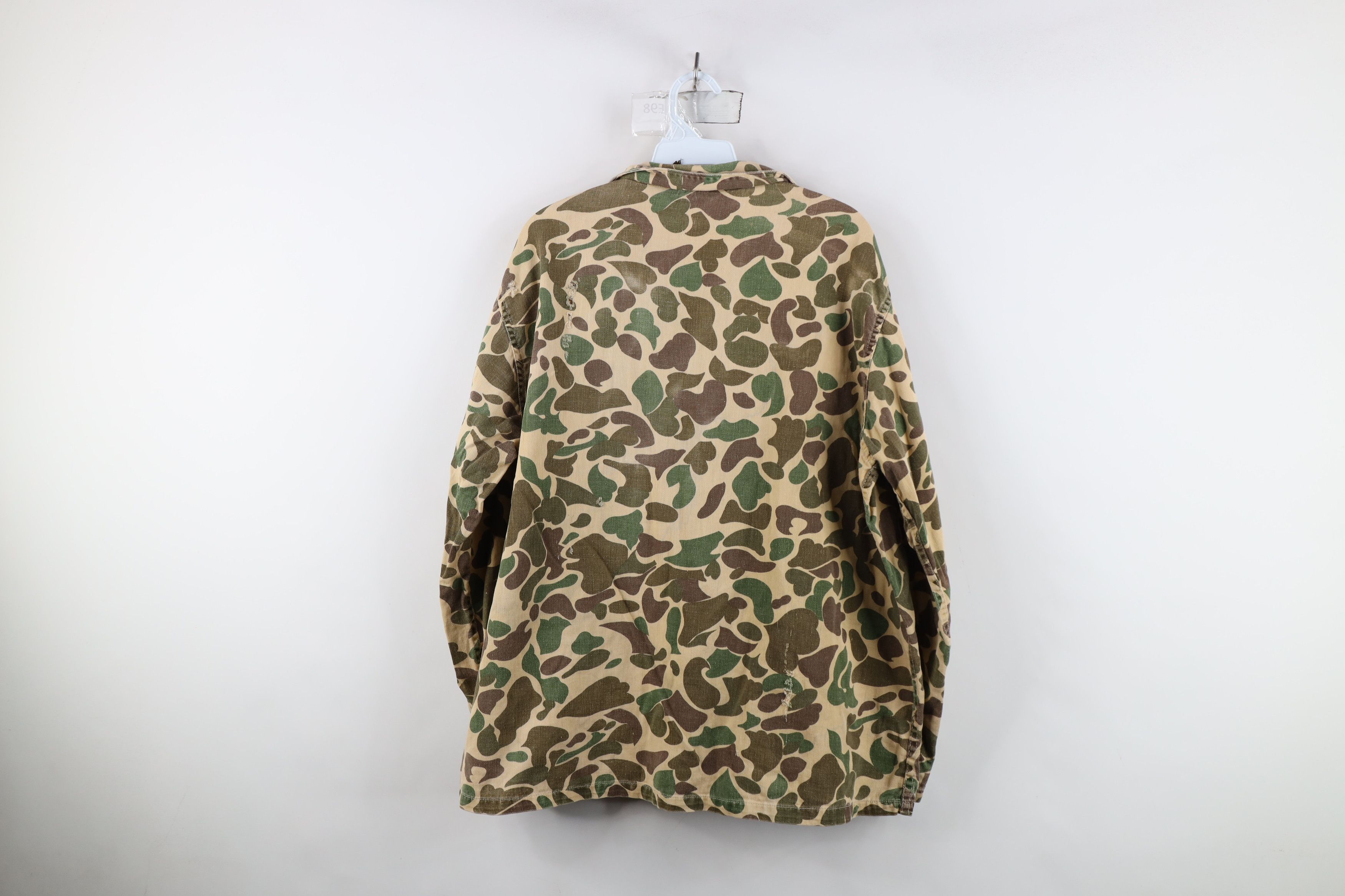 Vintage Vintage 70s Streetwear Frogskin Camouflage Field Jacket USA Size US XXL / EU 58 / 5 - 14 Thumbnail