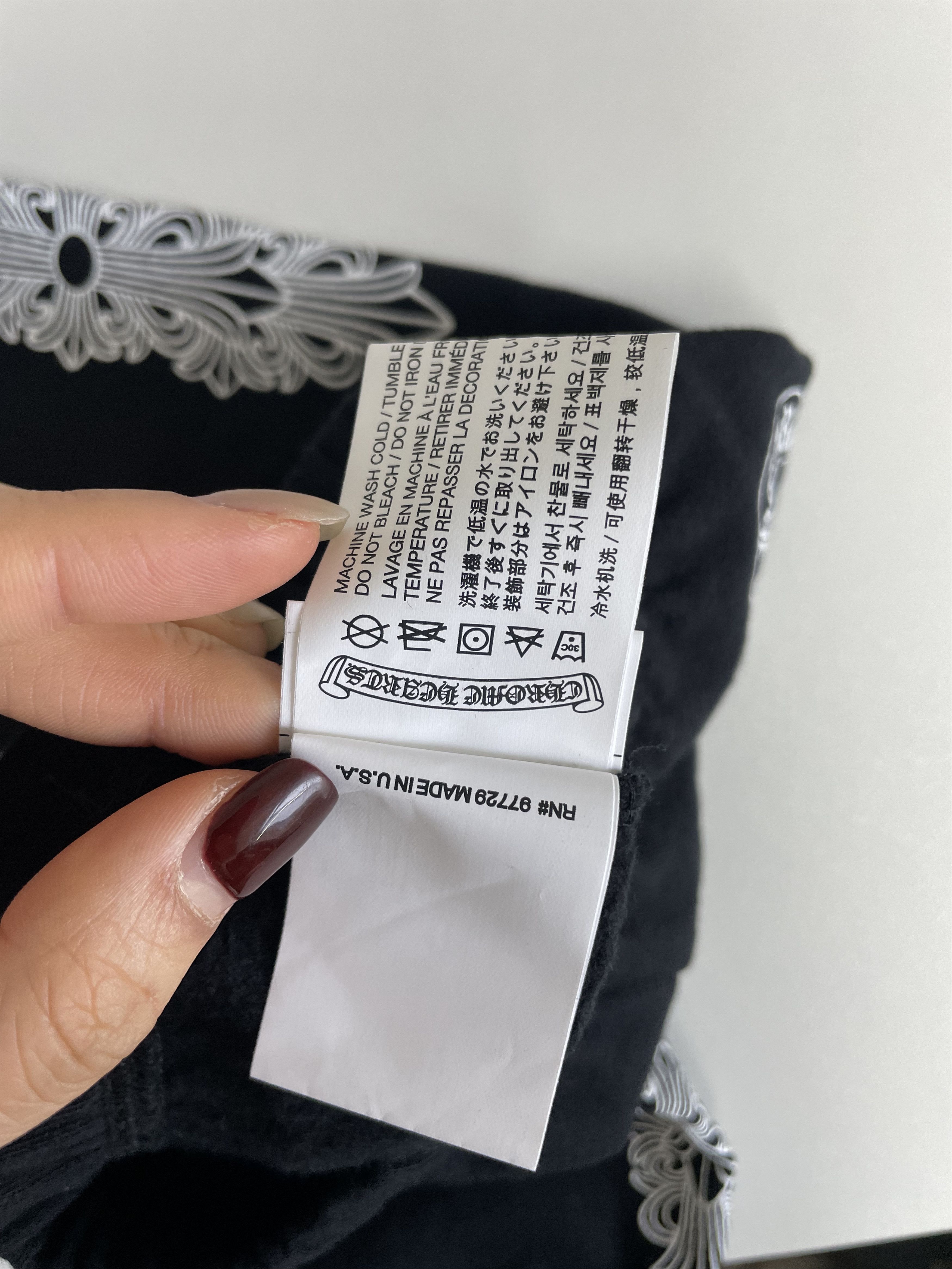 Chrome Hearts Chrome Hearts Horseshoe Cross Black Sweatpants For Kids Size US 26 / EU 42 - 9 Thumbnail
