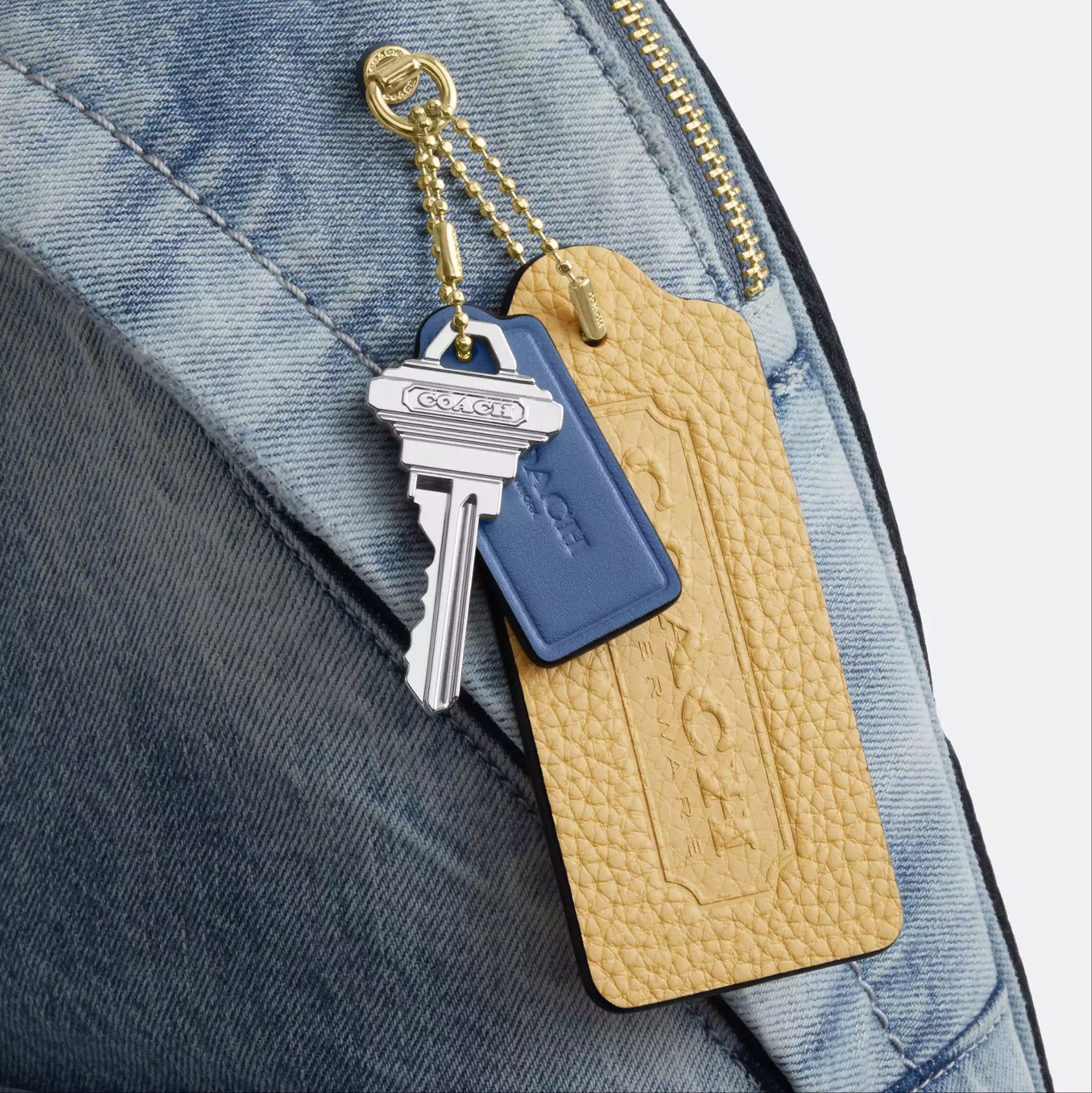 Coach Taylor Small Backpack In Loved Denim CEF27 Size ONE SIZE - 6 Thumbnail