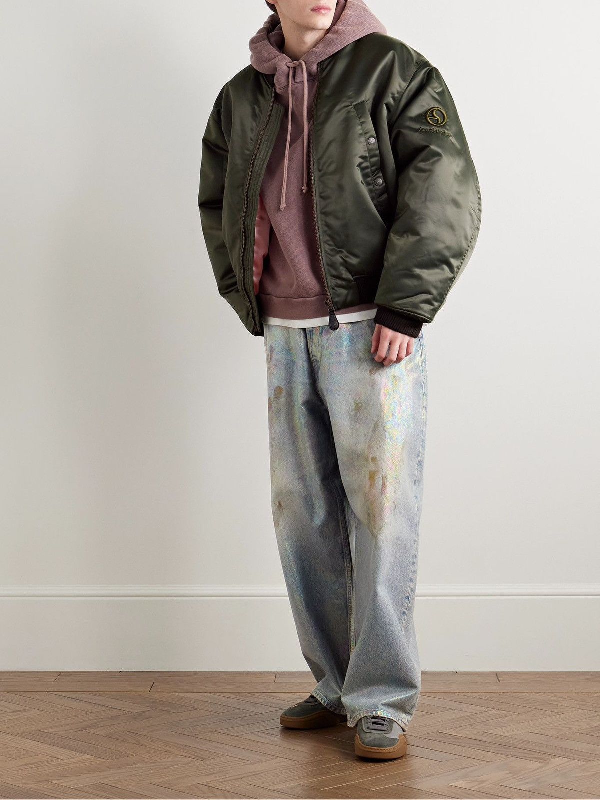 Acne Studios Acne Studio Olive Bomber Jacket Size US S / EU 44-46 / 1 - 8 Thumbnail