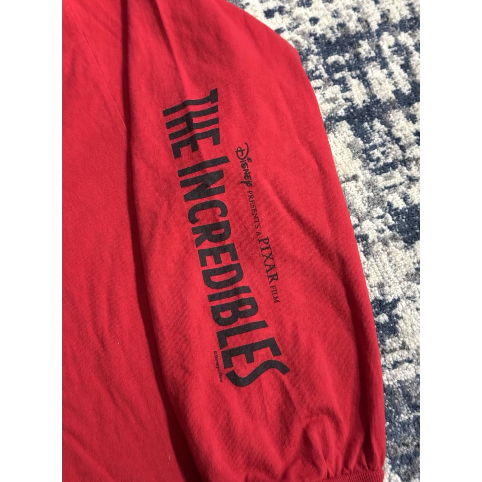 Disney VINTAGE Disney Incredibles Movie Promo Long Sleeve T Shirt XL Red Cotton Crew Neck Mens Shirt Cartoon 2004 2000s Logo Size US XL / EU 56 / 4 - 3 Thumbnail