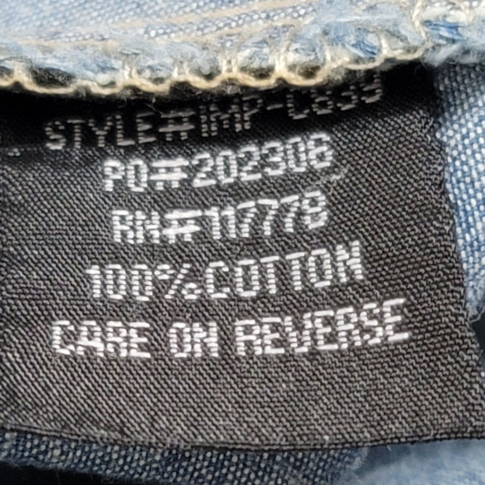Other Love Stitch Blue Denim Stonewashed Button Up Top Small Size S / US 4 / IT 40 - 4 Thumbnail