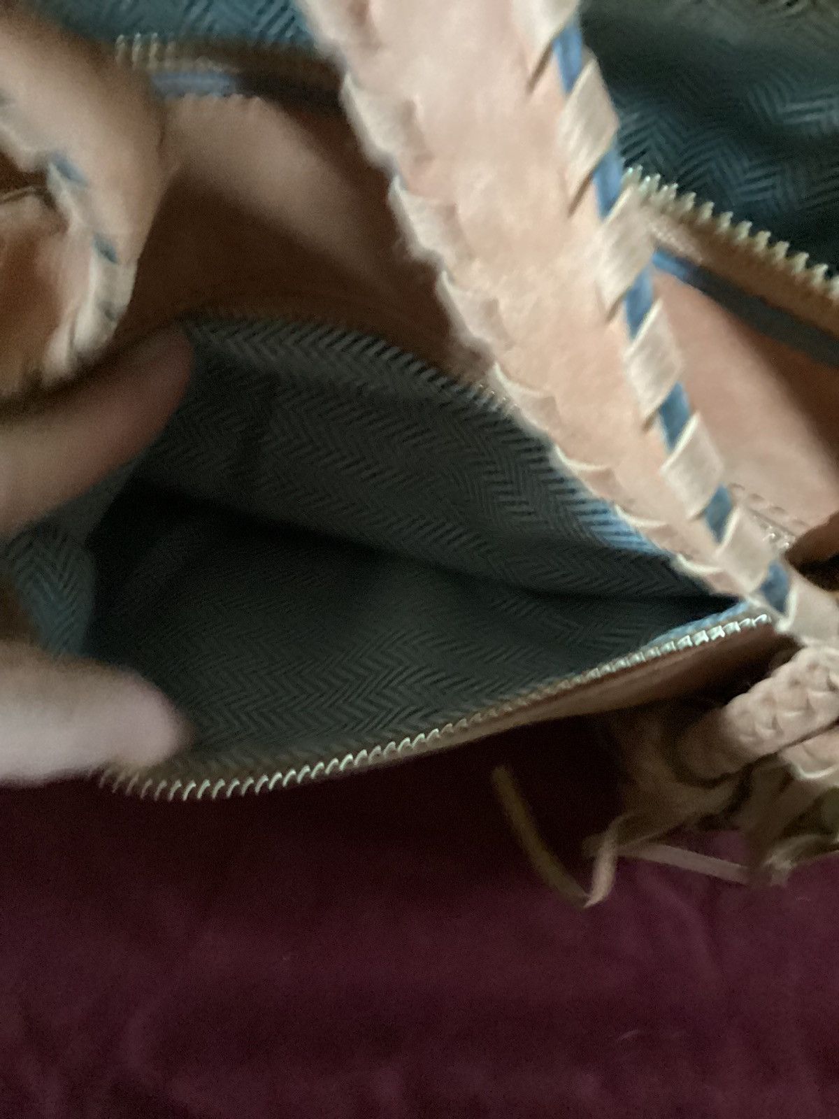 Torrid 727-Torrid Brown Satchel Handbag with Herringbone Lining Size ONE SIZE - 5 Thumbnail