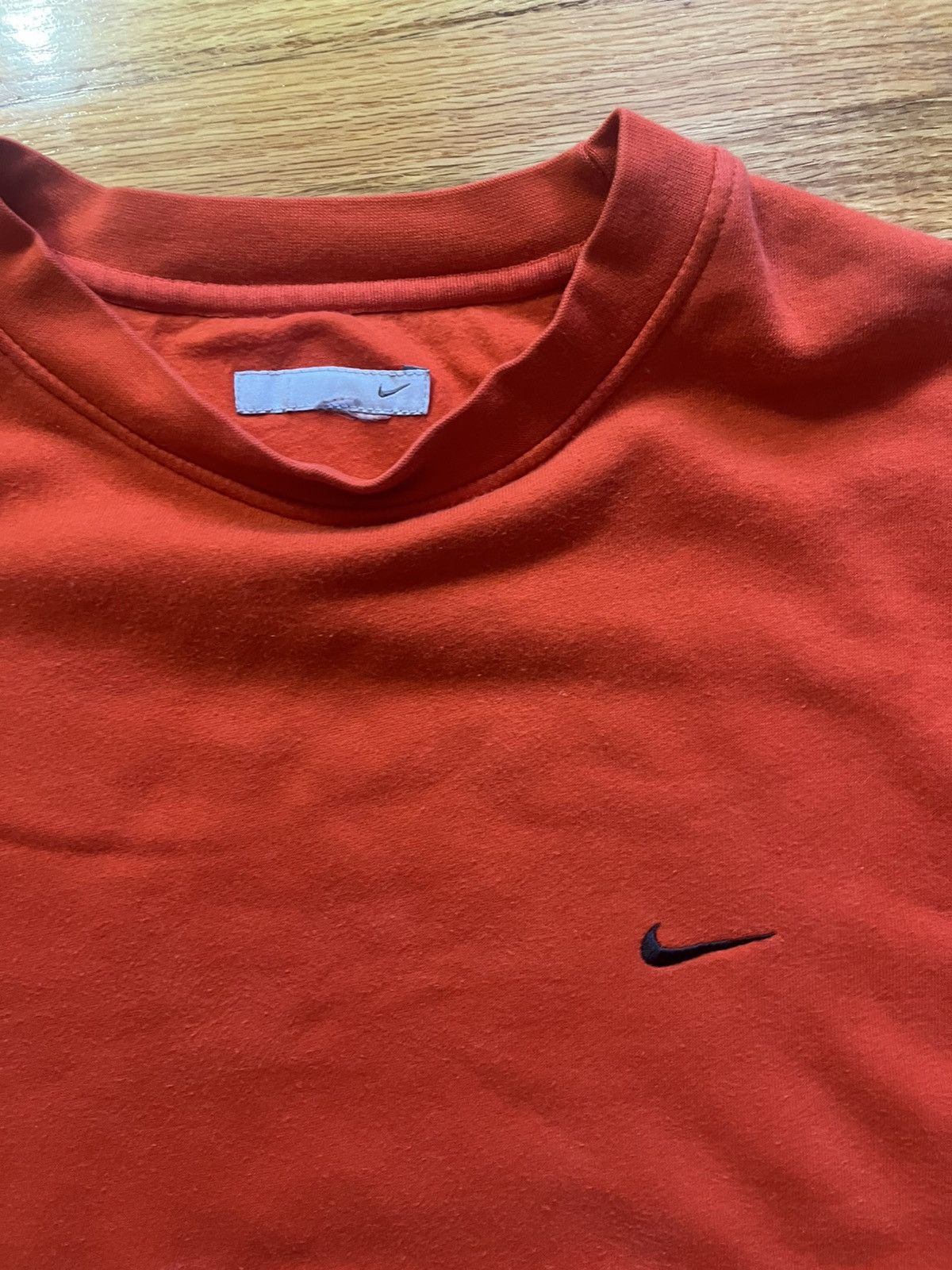 Nike Vintage Orange Nike Crewneck Size US L / EU 52-54 / 3 - 4 Thumbnail