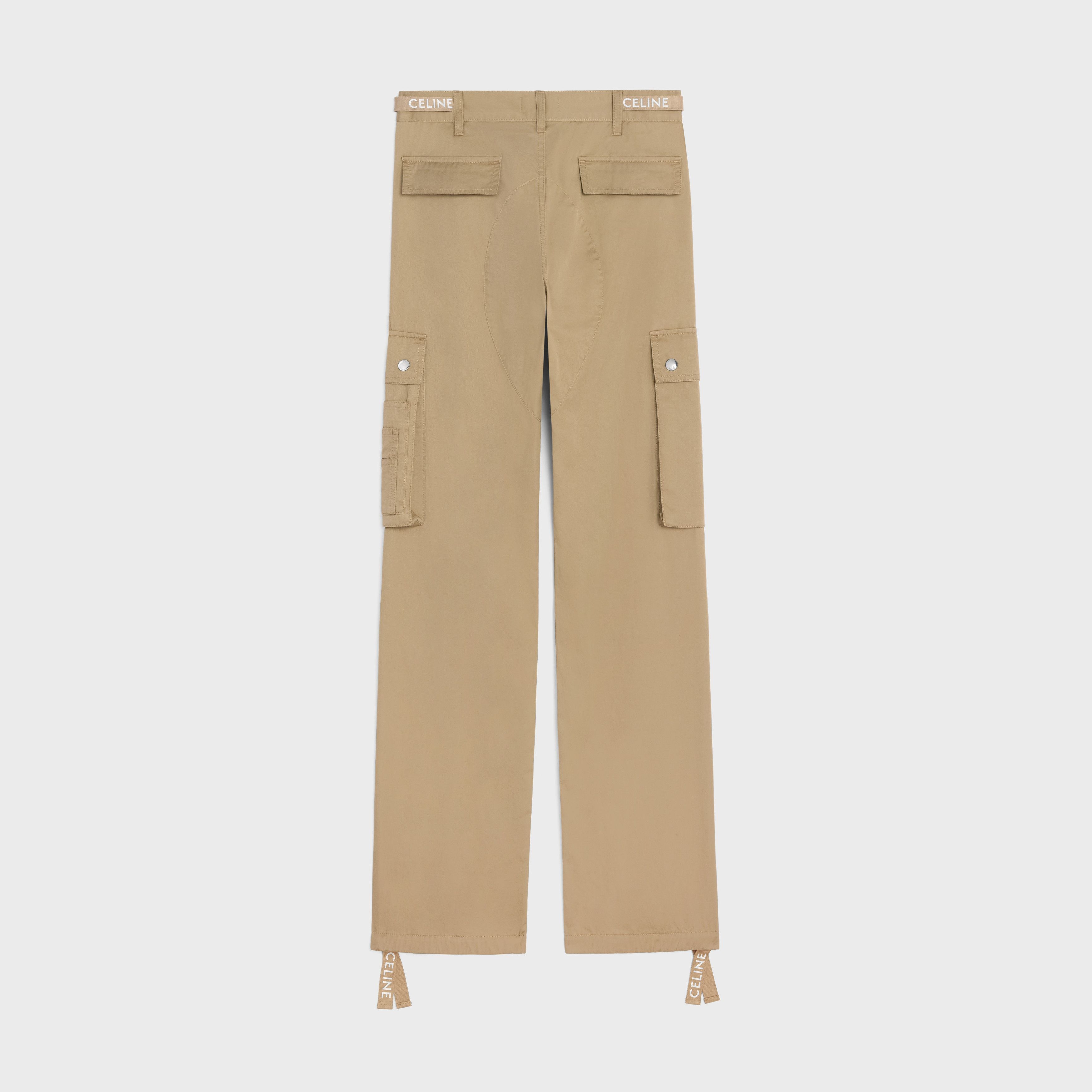 Celine o1bcso1str0925 2Z603219I Cargo Pant in Beige Size US 34 / EU 50 - 2 Thumbnail