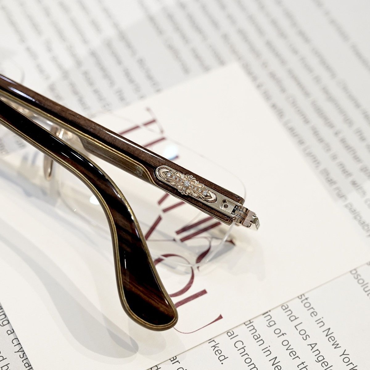Chrome Hearts CHROME HEARTS DEEP I GP - WEWE - PIANO VARNISH 💎 GLASSES Size ONE SIZE - 6 Thumbnail