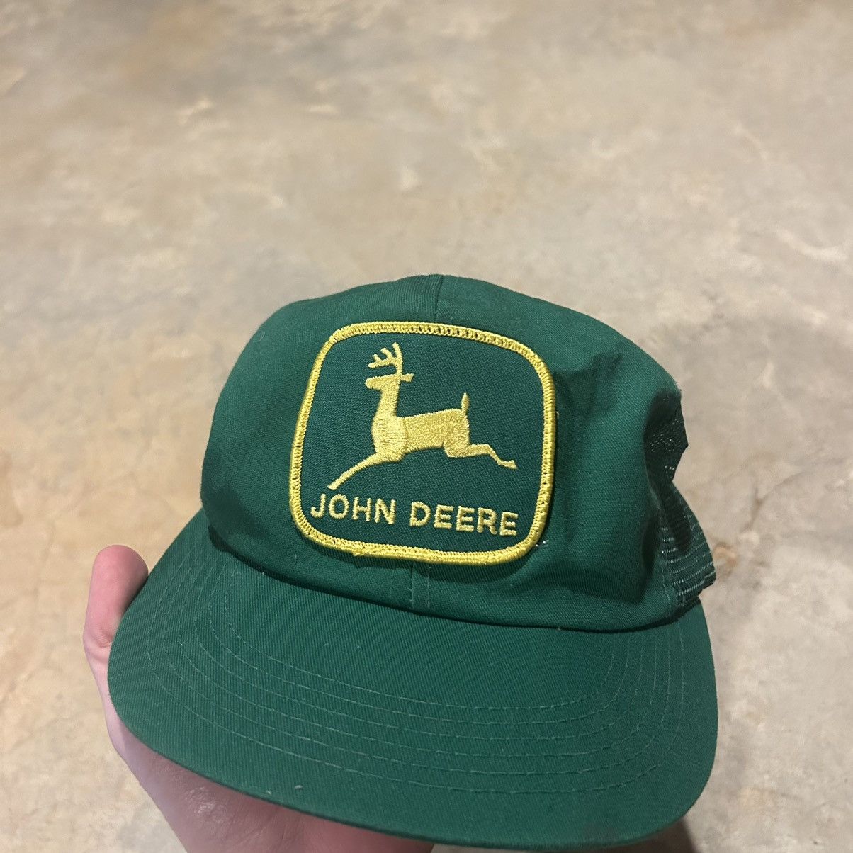 John Deere × Vintage Vintage 90s John Deere K Products Mesh Trucker Hat Size ONE SIZE - 3 Thumbnail