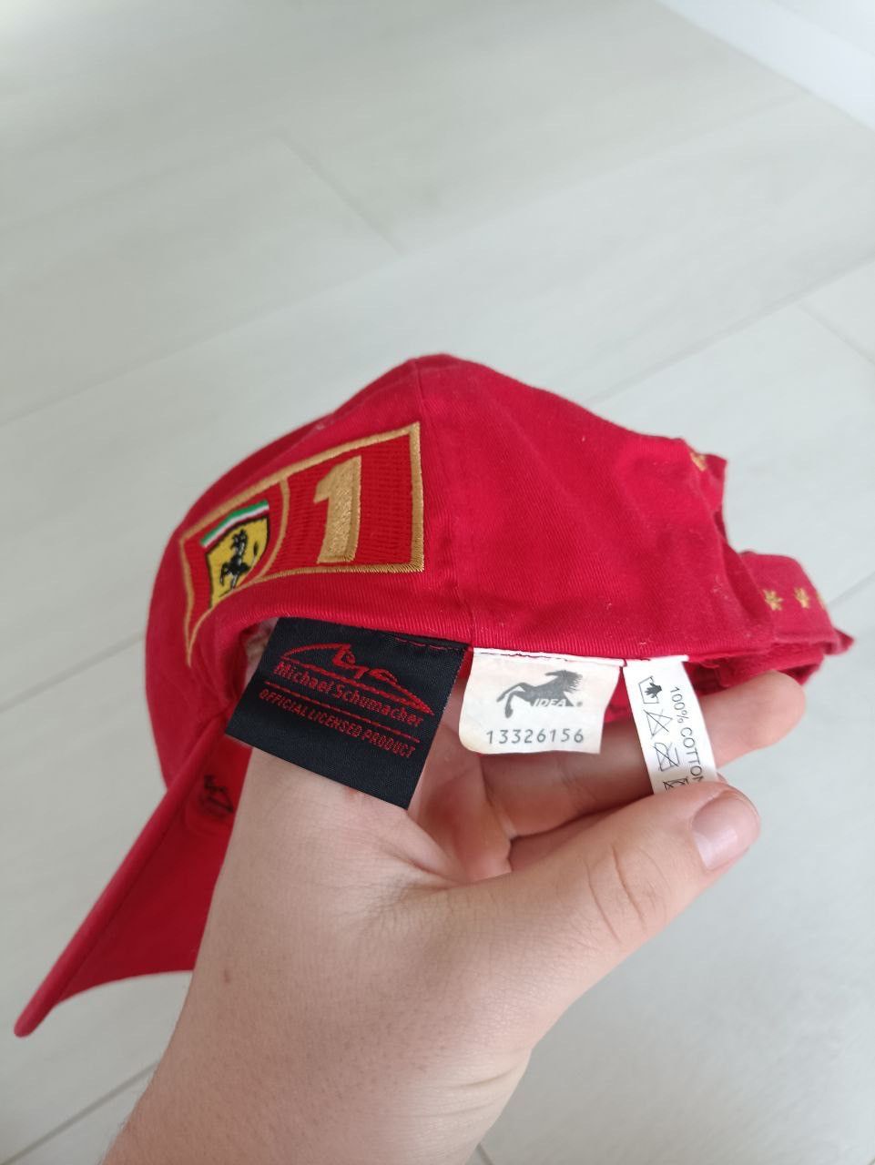 Ferrari × Vintage Vintage Michael Schumacher Ferrari Dekra Cap Hat Size ONE SIZE - 5 Thumbnail