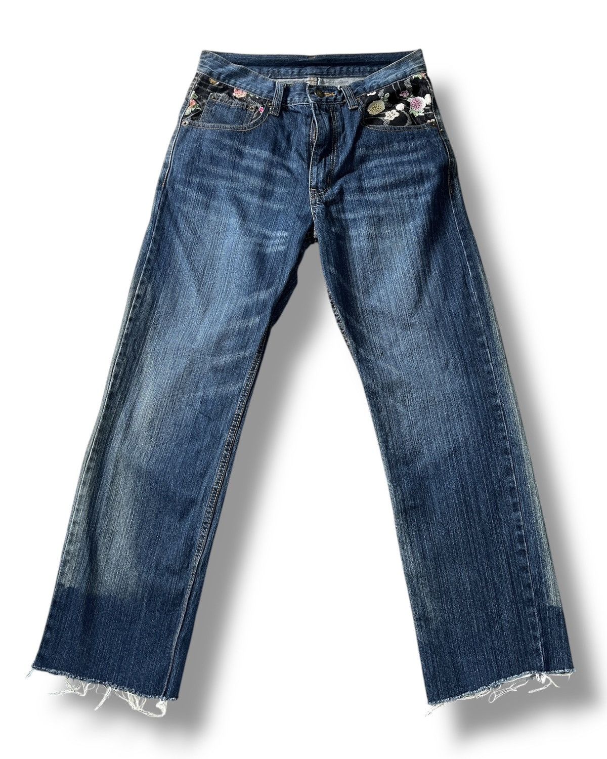 If Six Was Nine × Japanese Brand × Kamakura Vintage Karakuri Japan Denim Jeans Size US 29 - 2 Thumbnail