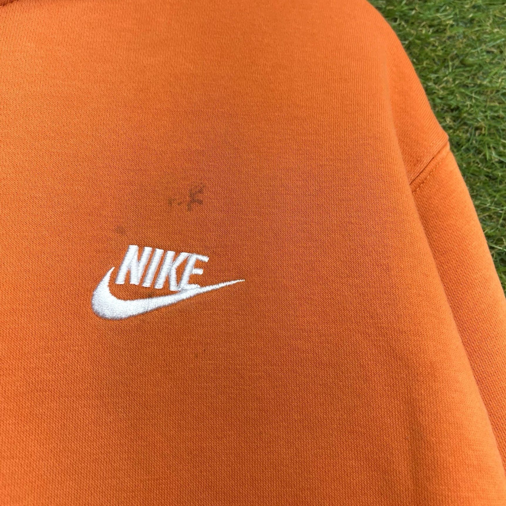 Nike Nike Hoodie Pullover Fleece Mens Medium Orange Athleisure Casual Comfort Club Size US M / EU 48-50 / 2 - 5 Thumbnail