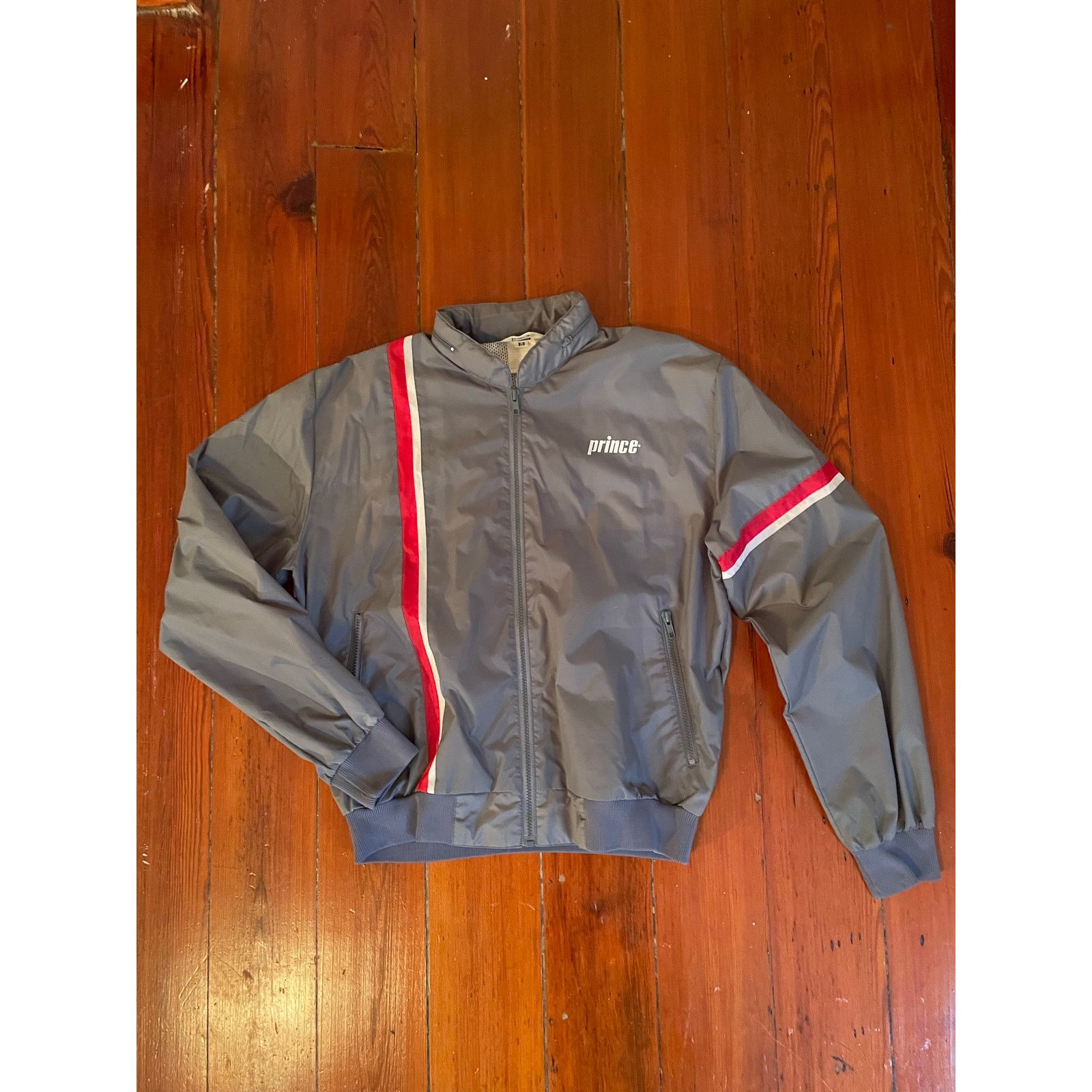 Prince Vintage Prince Men Medium 80s 90s Tennis Windbreaker Size US M / EU 48-50 / 2 - 7 Thumbnail