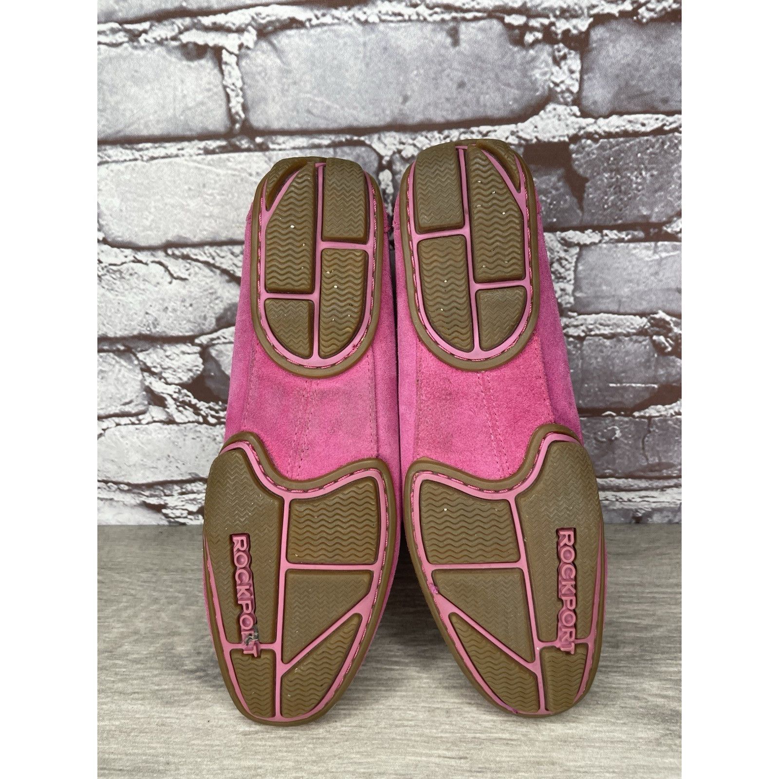 Rockport Rockport Fuchsia Pink Suede Leather Penny Loafer Driving Fla Size US 8 / IT 38 - 19 Thumbnail