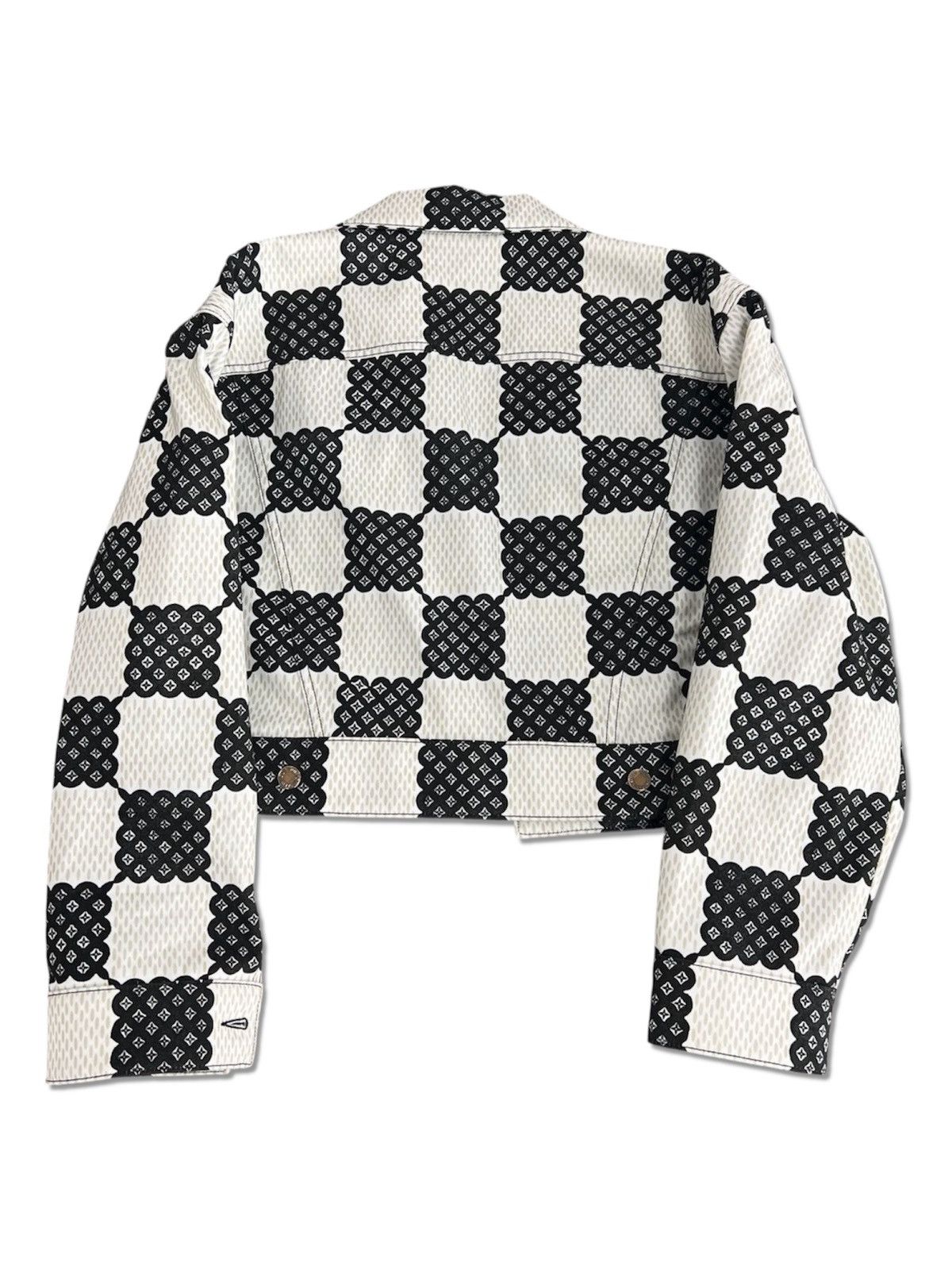 Louis Vuitton Louis Vuitton Women’s Bubble Damier Trucker Jacket Cotton Size XS / US 0-2 / IT 36-38 - 2 Thumbnail
