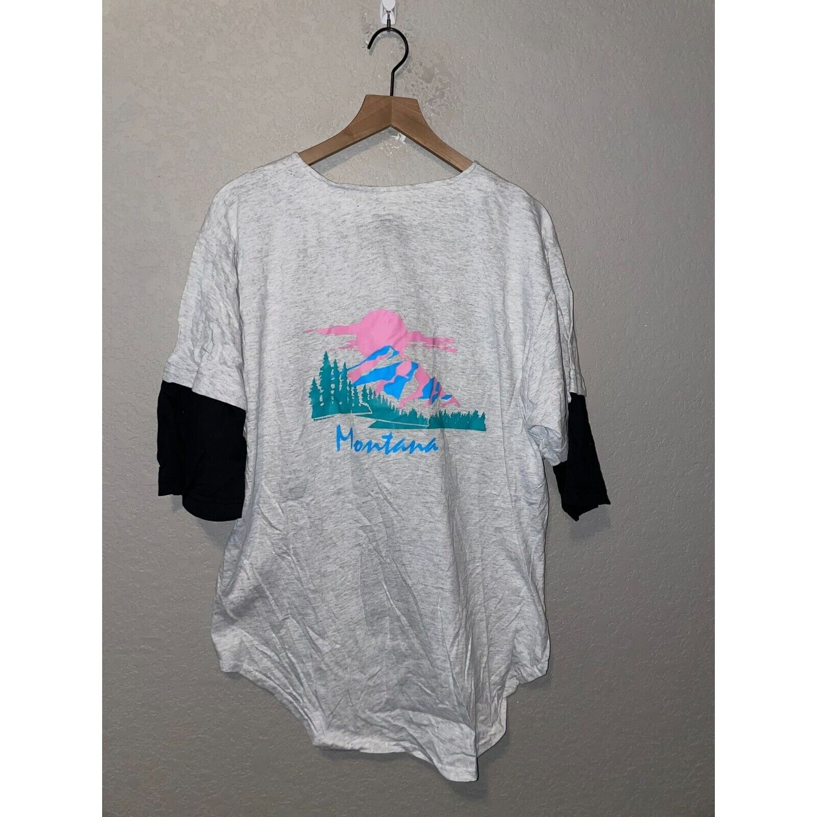 Signal Sport Vintage Test Print Jersey Signal Montana Gray VTG 90s L USA Size US L / EU 52-54 / 3 - 1 Thumbnail