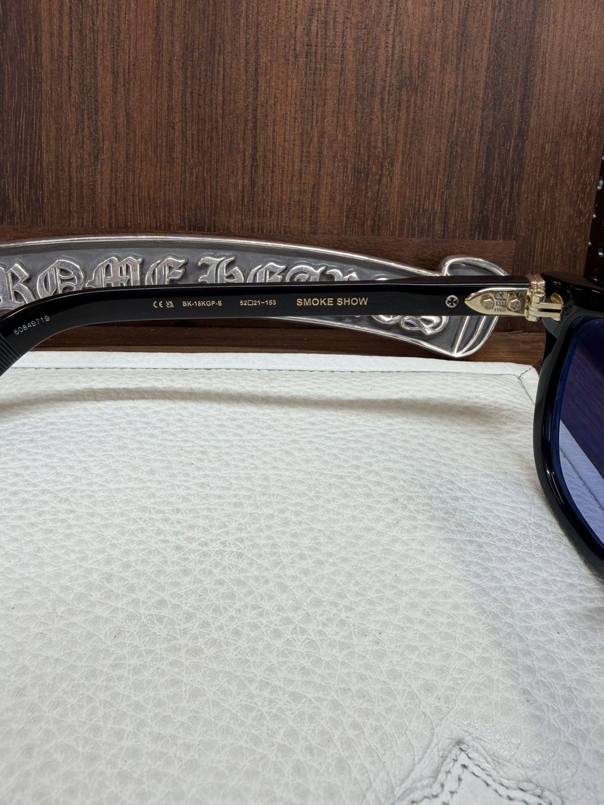 Chrome Hearts Chrome Hearts Smoke Show Sunglasses Size ONE SIZE - 9 Thumbnail