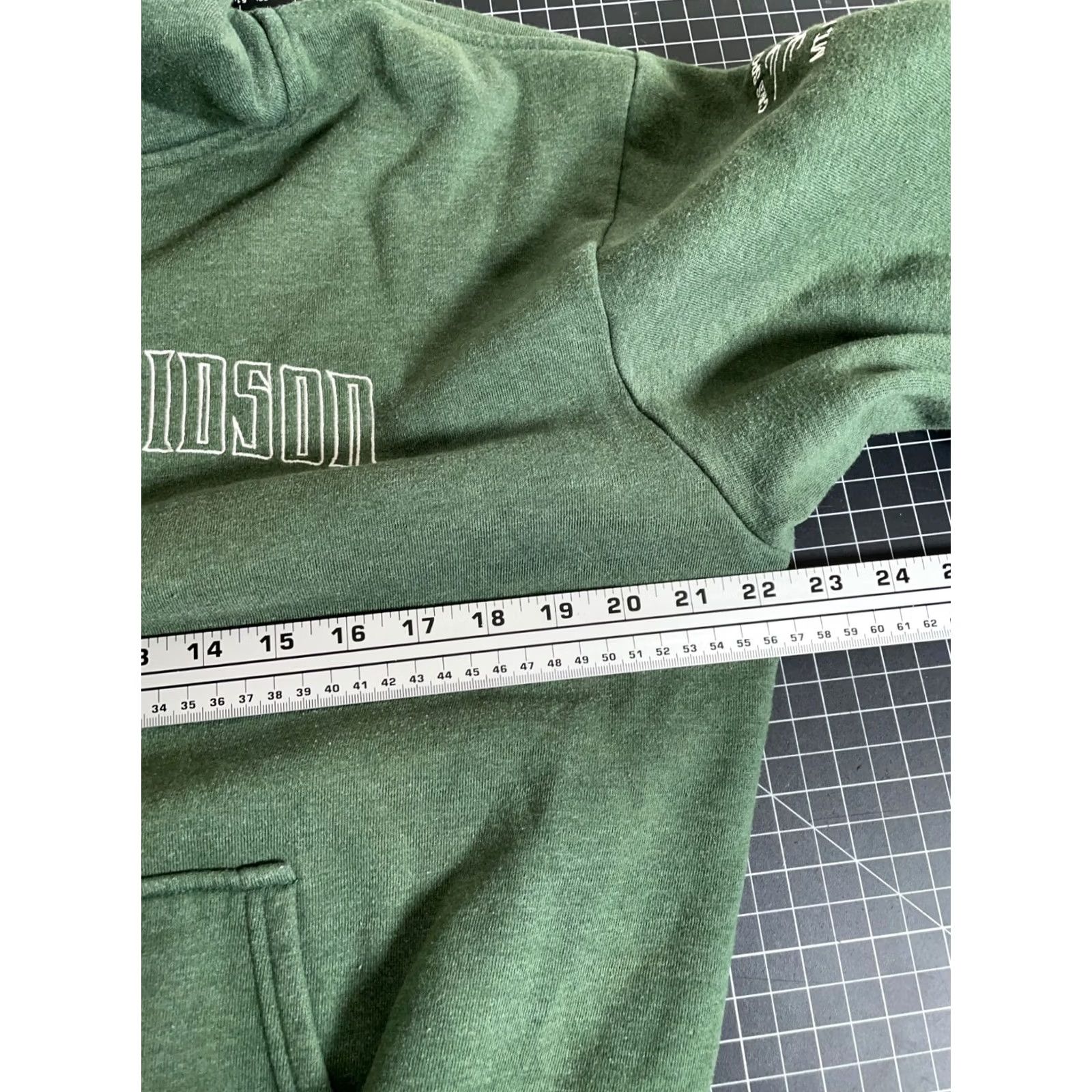 Harley Davidson Harley-Davidson Hoodie Mens Medium Green Drawstring Sweatshirt Embroidered Size US M / EU 48-50 / 2 - 5 Thumbnail